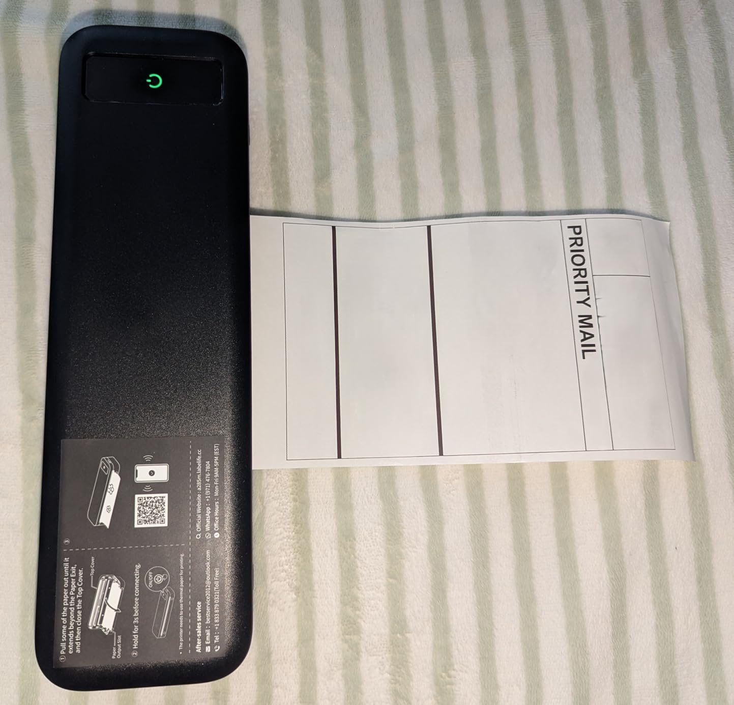 Portable Printers Wireless for Travel, A285M Small Inkless Thermal Printer customer photo 2