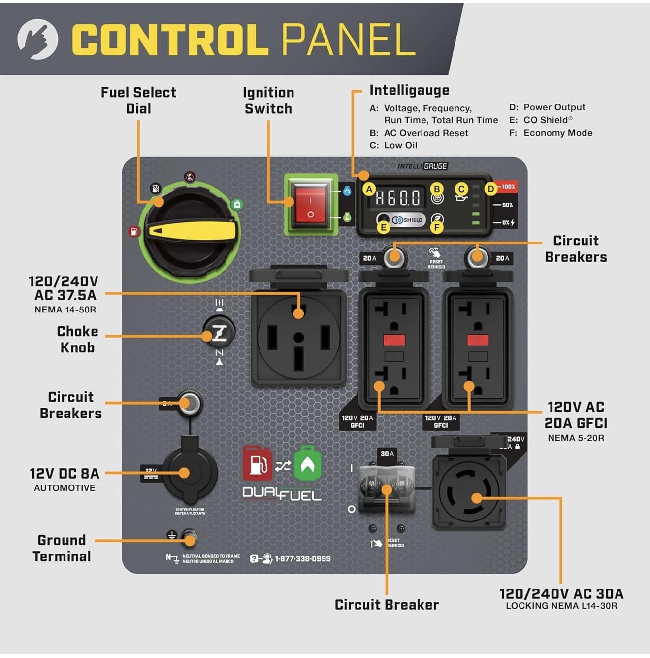 Champion 11,000-Watt Remote Start Tri Fuel Portable Inverter Generator customer photo 1