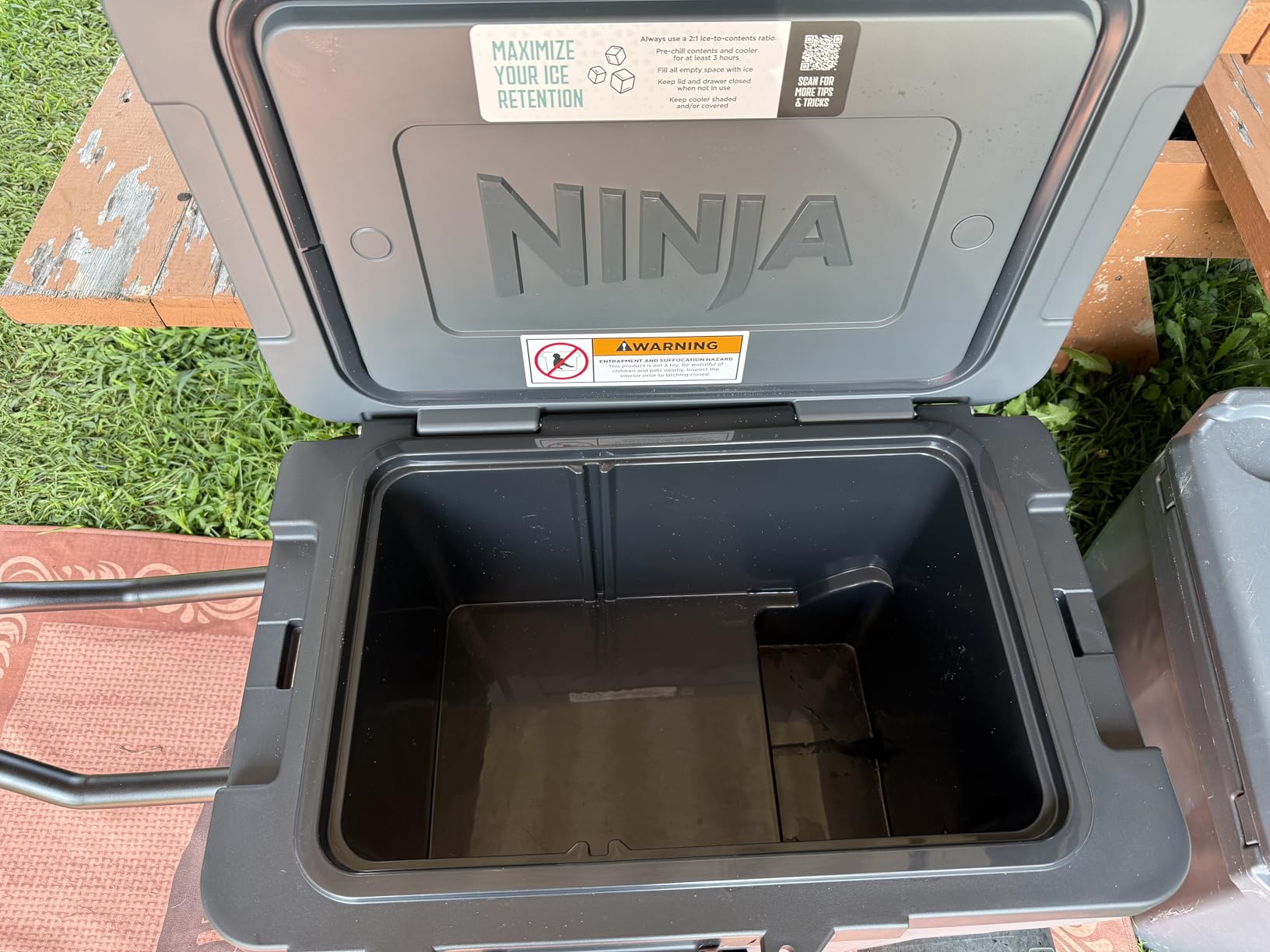 Ninja FrostVault™ 45qt Cooler with Wheels, Dry Storage, Lakeshore Blue customer photo 1
