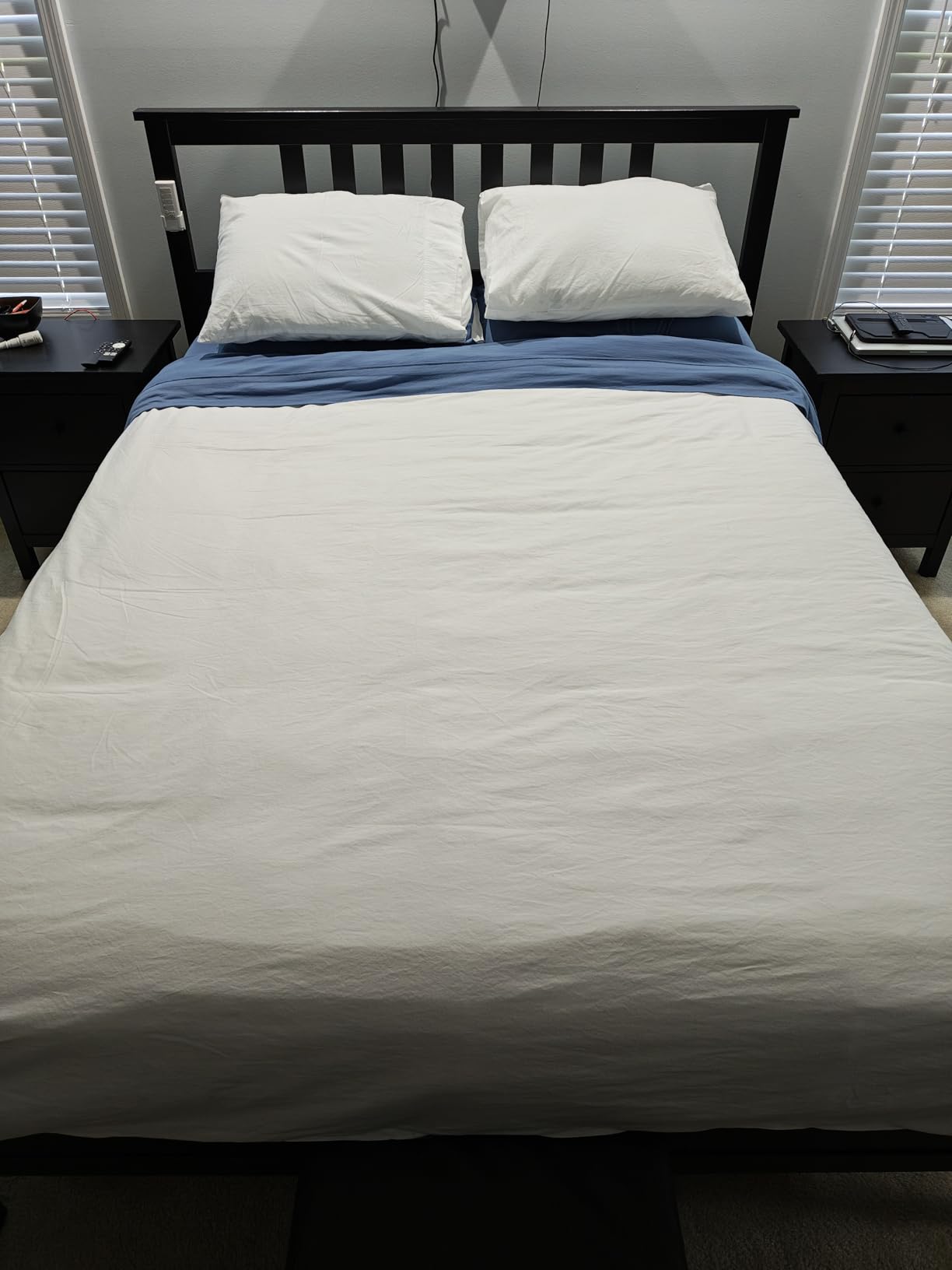 SONORO KATE 100% French Linen King Duvet Cover Set,Zipper Closure,3PC customer photo 1
