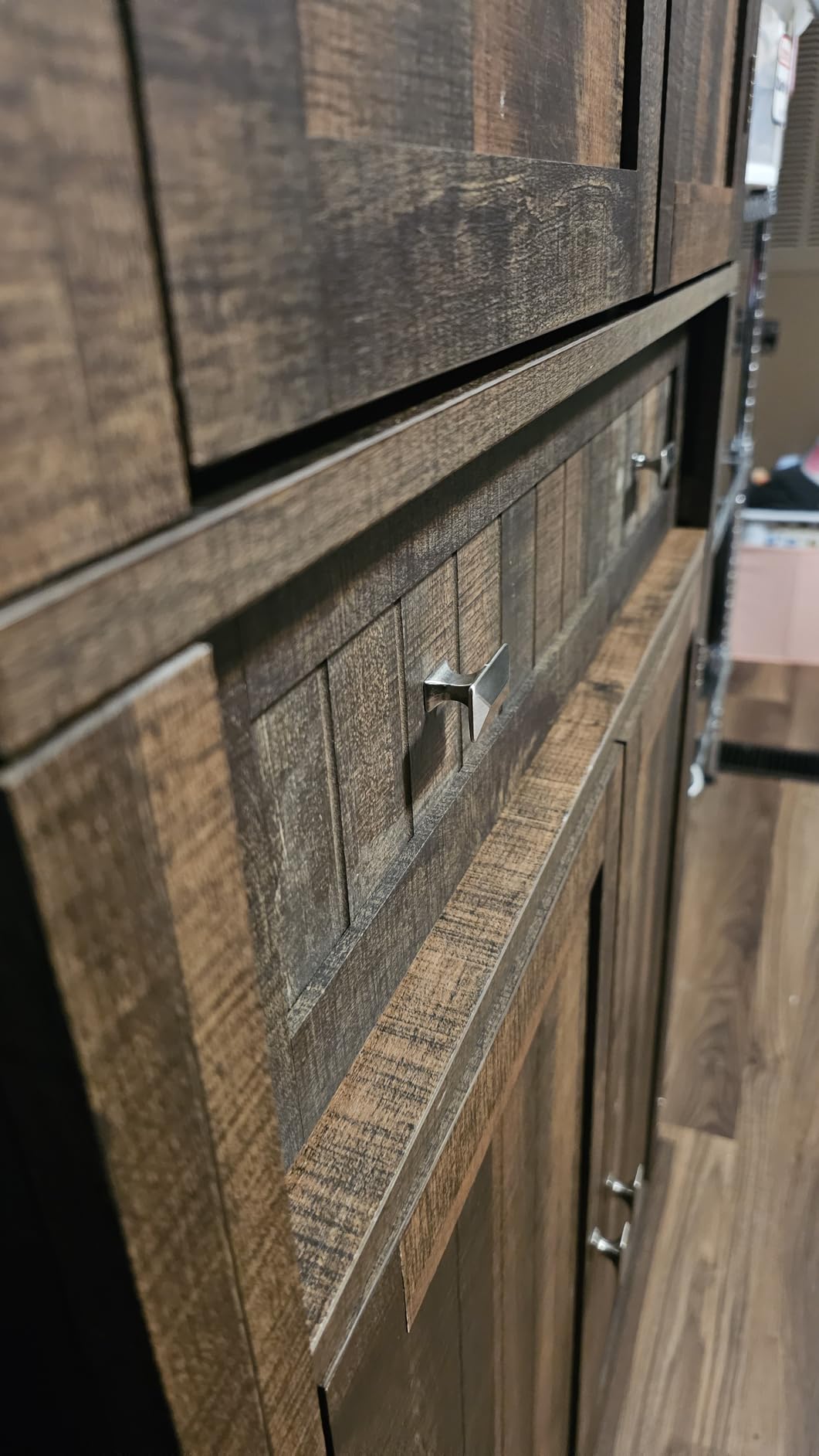 VASAGLE Pantry Cabinet, Freestanding Tall Cupboard with a Drawer customer photo 2