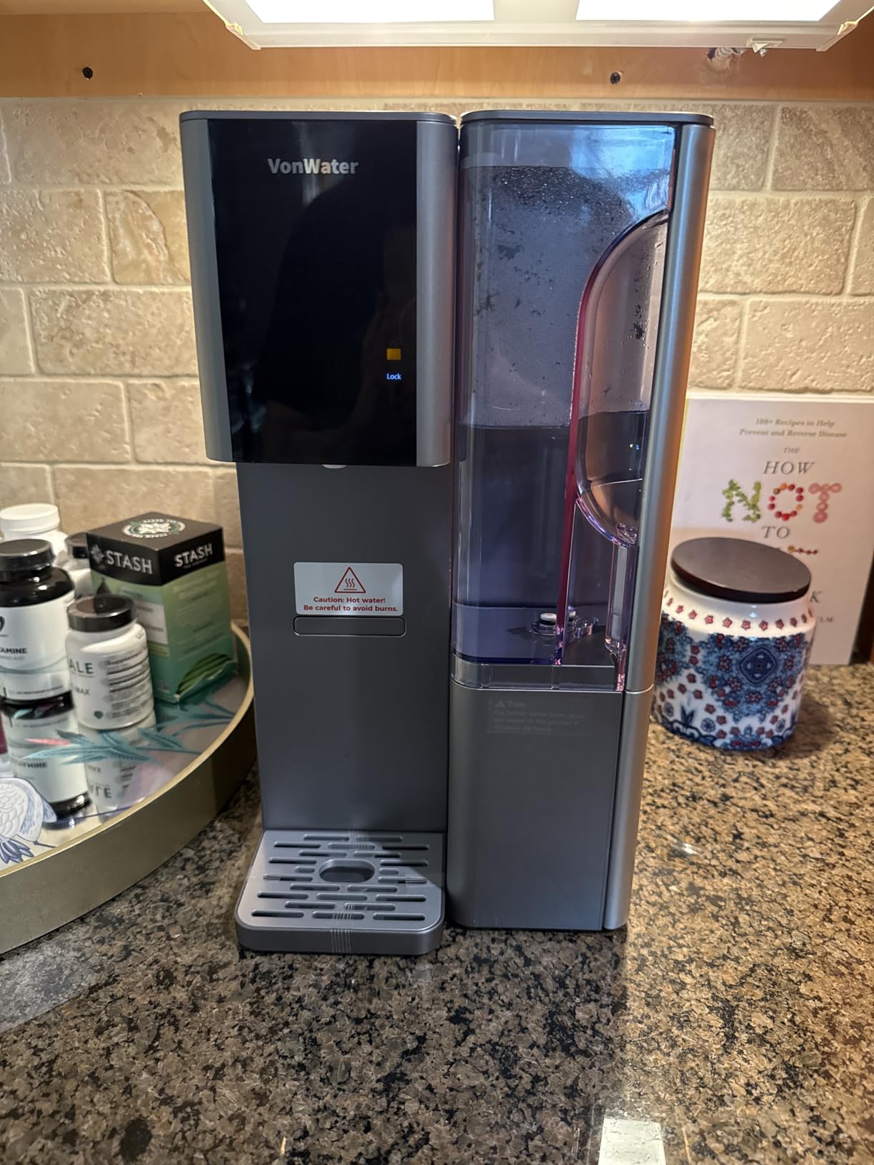 CT910G Countertop Reverse Osmosis Water Filter System, 7-Stage RO Water Filtration System, 528 Gallons Water Dispenser, 3:1 Pure to Drain, NSF 372,42,58, Reduce TDS PFAS, No Installation customer photo 2