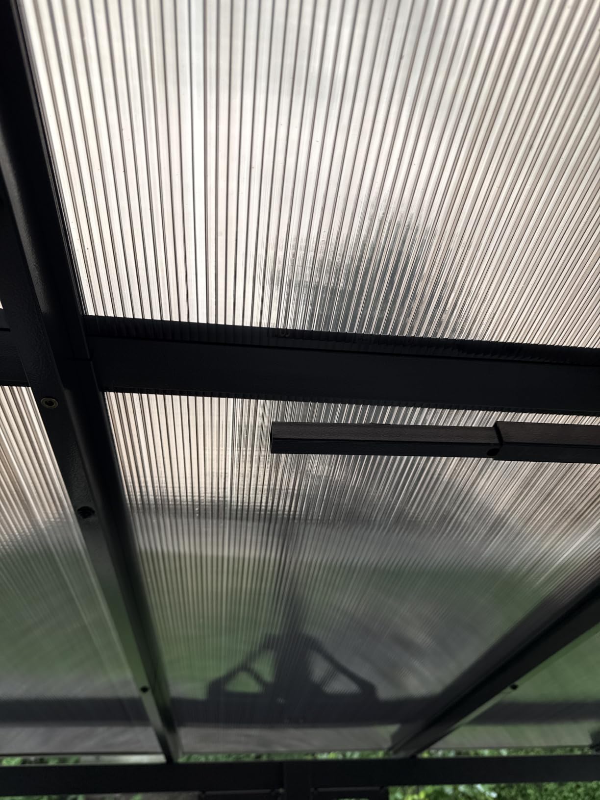 Aoxun 8’x5’ Gazebo for Patio, Gazebo Pergola with Sloped Roof, Black customer photo 2