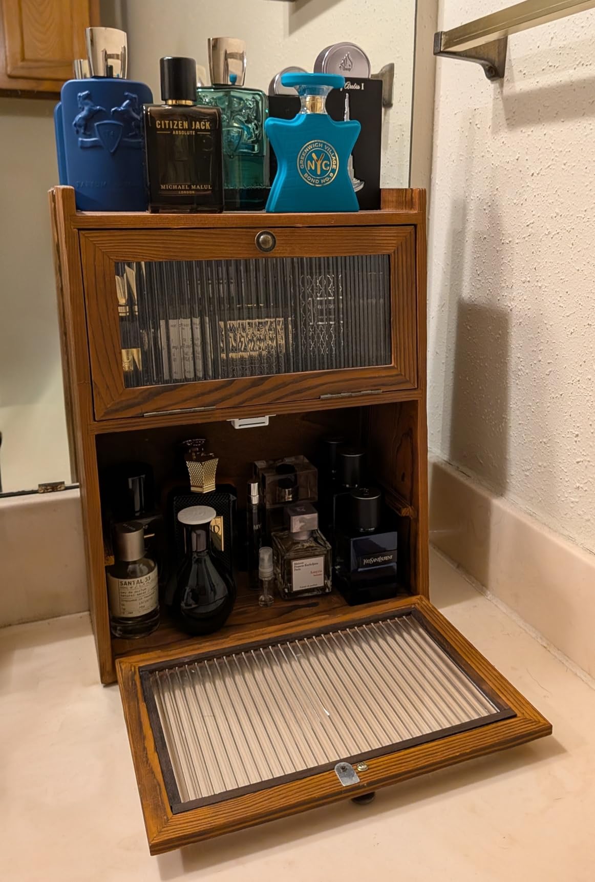 Ikee Design Wood 2-Tier Cabinet with Airflow Drying Tray customer photo 1