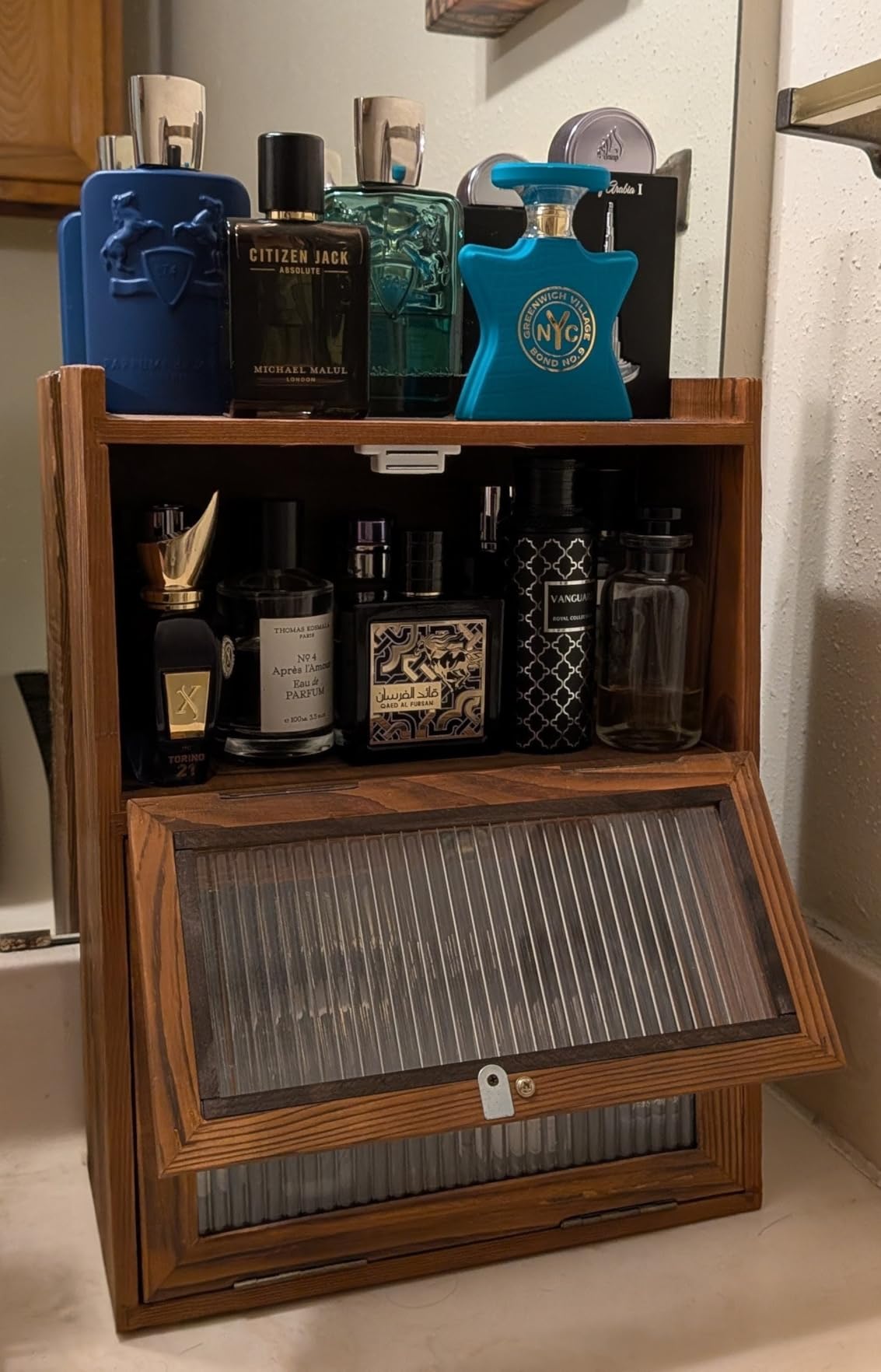 Ikee Design Wood 2-Tier Cabinet with Airflow Drying Tray customer photo 2