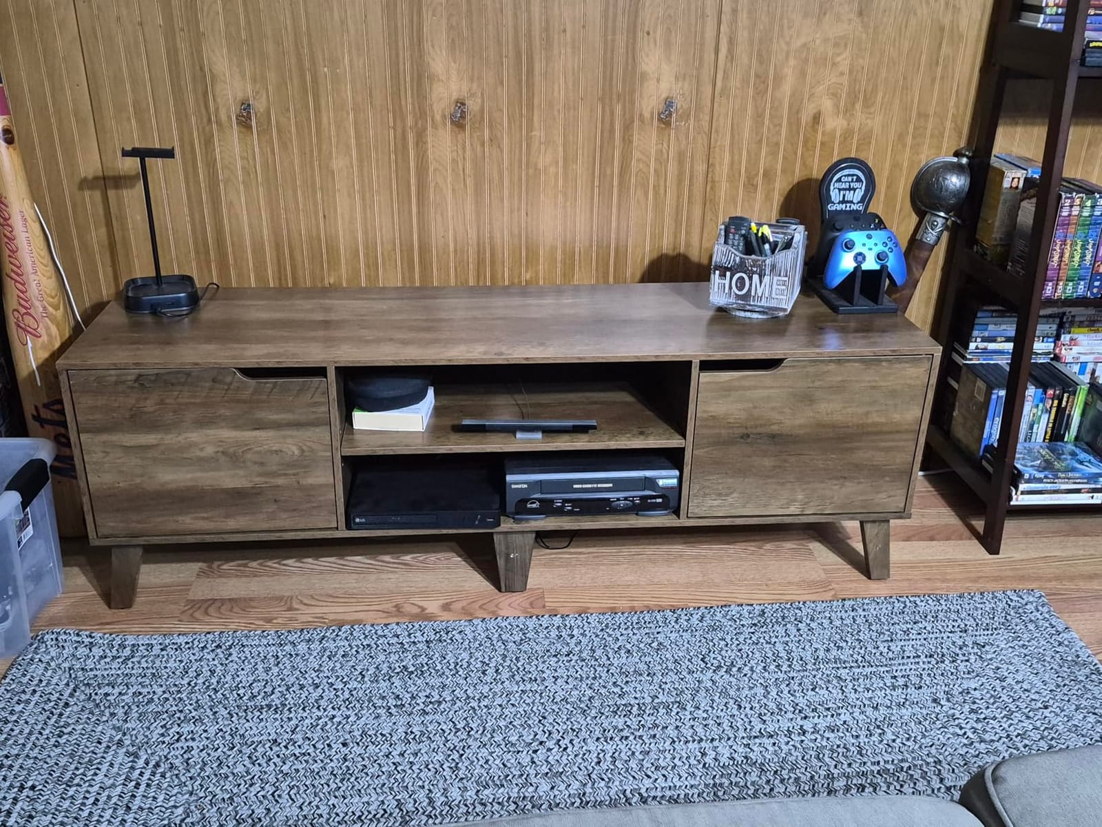 VASAGLE TV Stand for 65'' TV, Entertainment Center with Adjustable Shelf customer photo 2