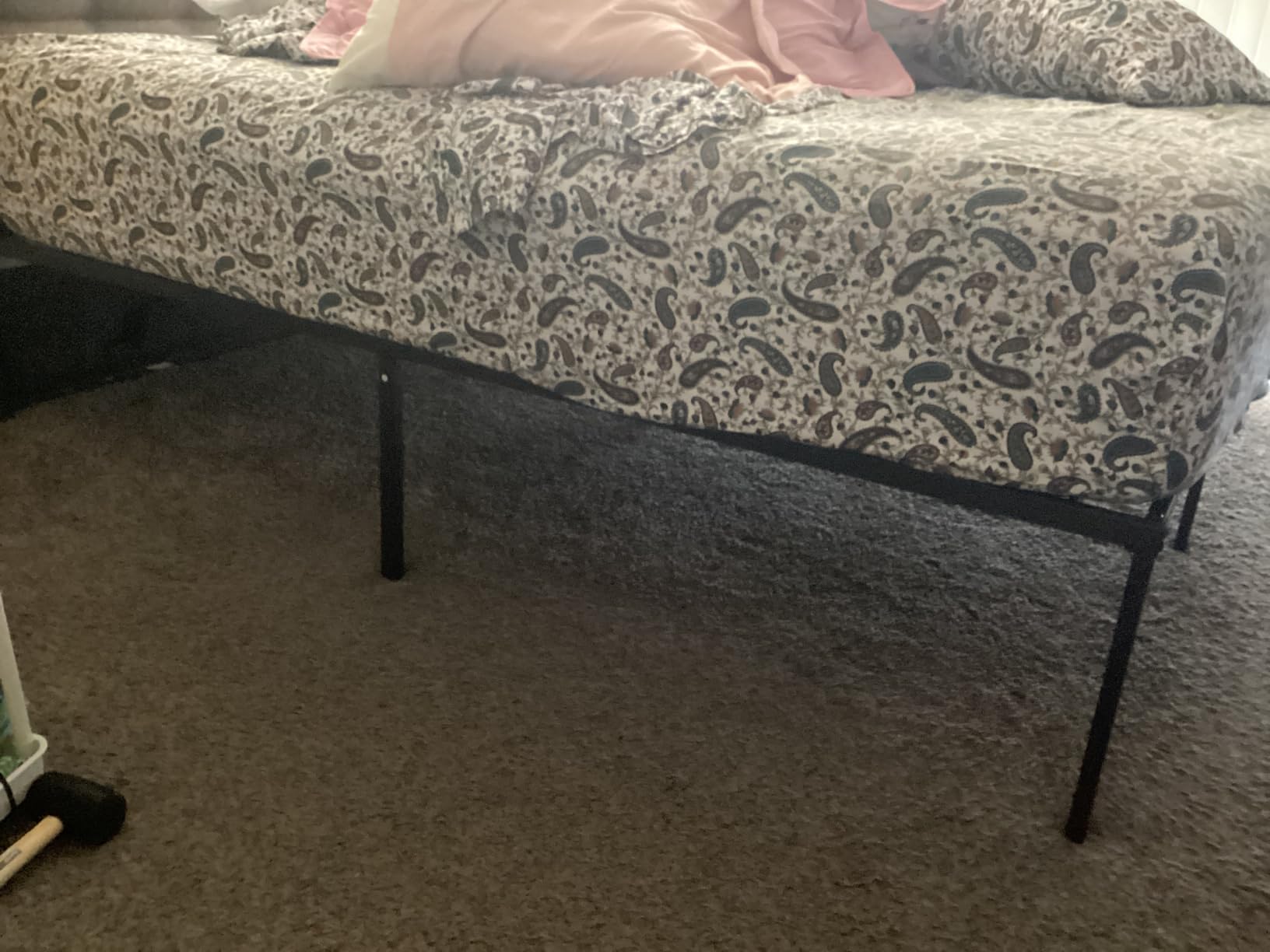 Full Size Bed Frame 14 Inch Metal Platform Bed Frames with Underbed Storage customer photo 2
