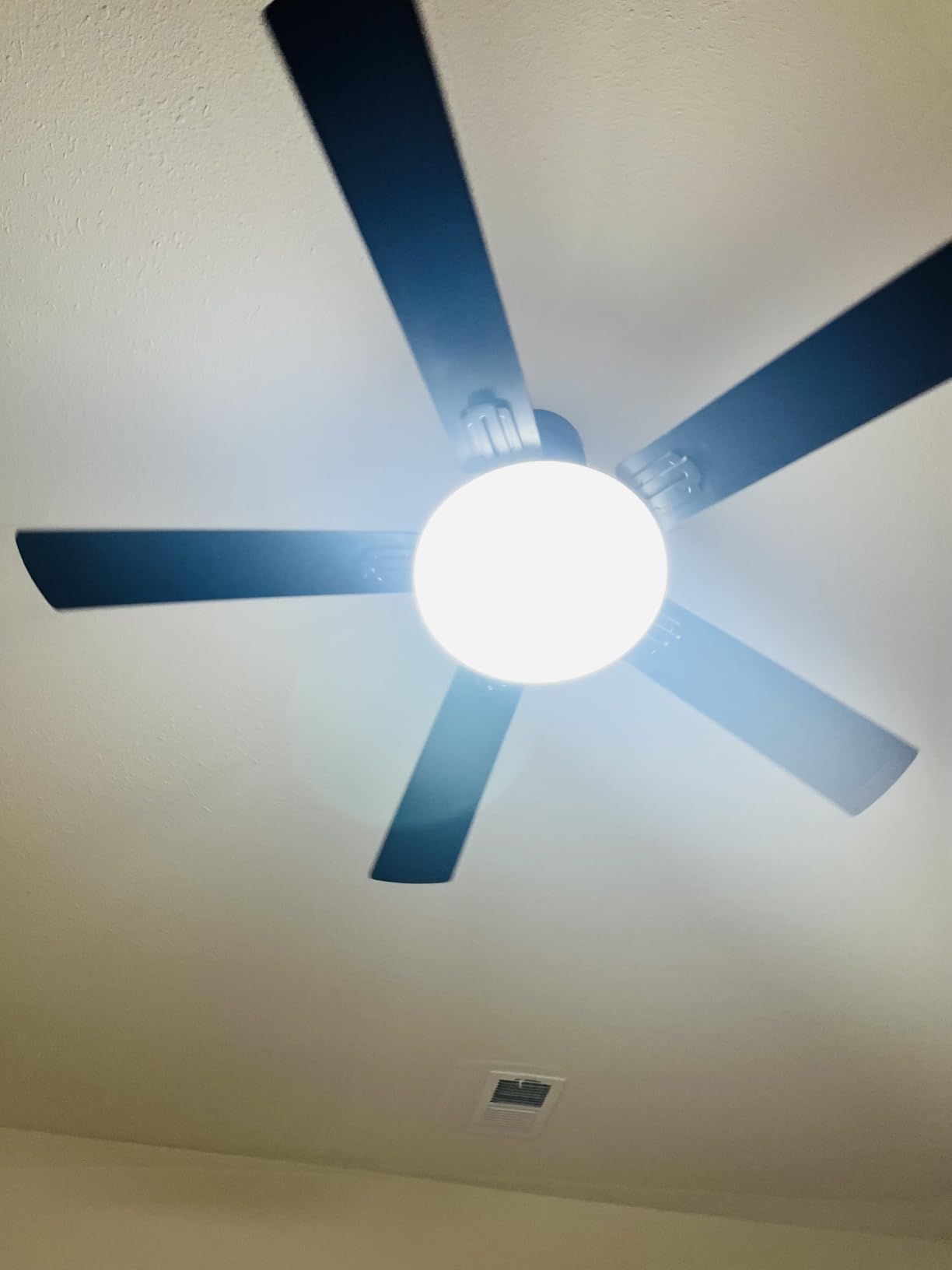 Passky 52 Inch Black Sleek Ceiling Fans with Lights, Remote Control customer photo 1