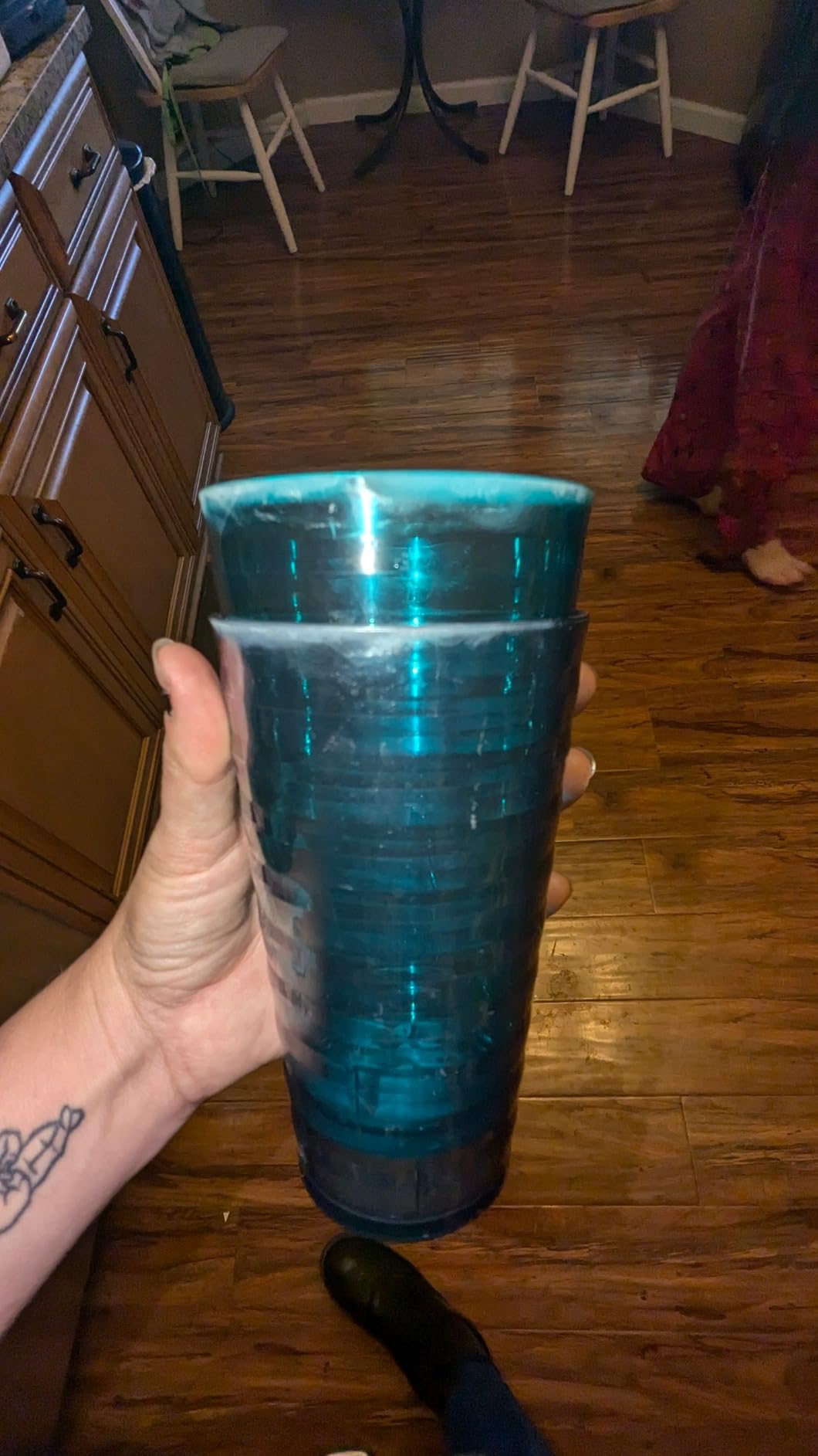 US Acrylic Splash [Set of 16] 18 ounce Plastic Stackable Water Tumblers in Jewel Tone Colors Value Set of Drinking Cups, Reusable, BPA-free, Made in the USA, Top-rack Dishwasher Safe customer photo 1