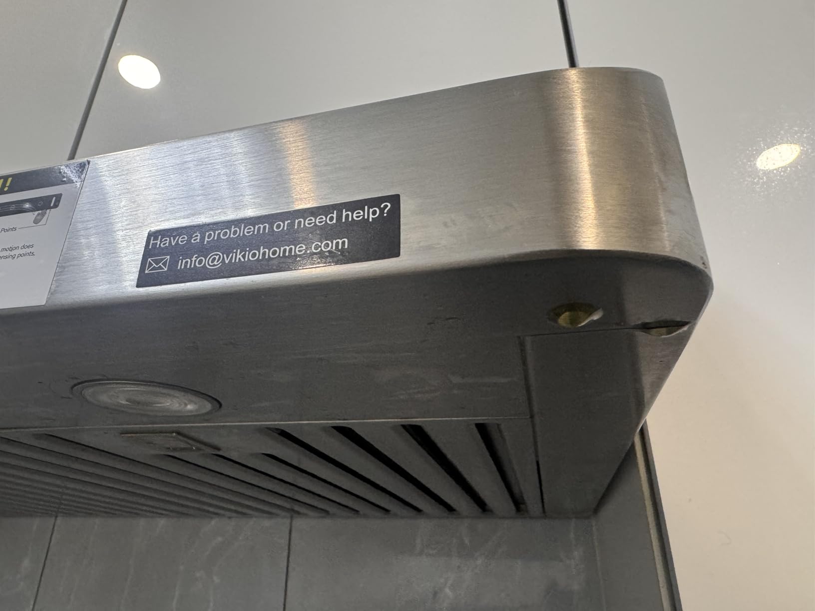 VIKIO HOME 30 Inch Under Cabinet Range Hood, 980CFM Fast Venting Ducted customer photo 1