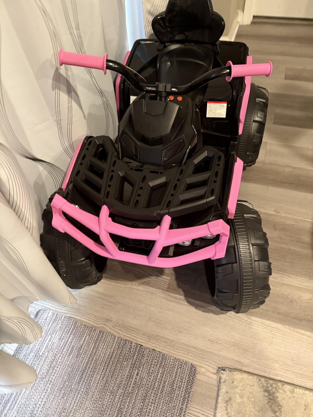 Hikiddo Spider 12V Kid ATV, Electric ATV 4 Wheeler for Kid 3-6 w/LED Wheels customer photo 2