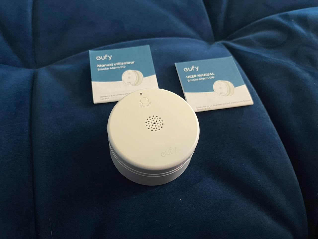 eufy Security Smoke Alarm E10, Smoke Detector, Ultra-Compact 70 mm Design customer photo 1