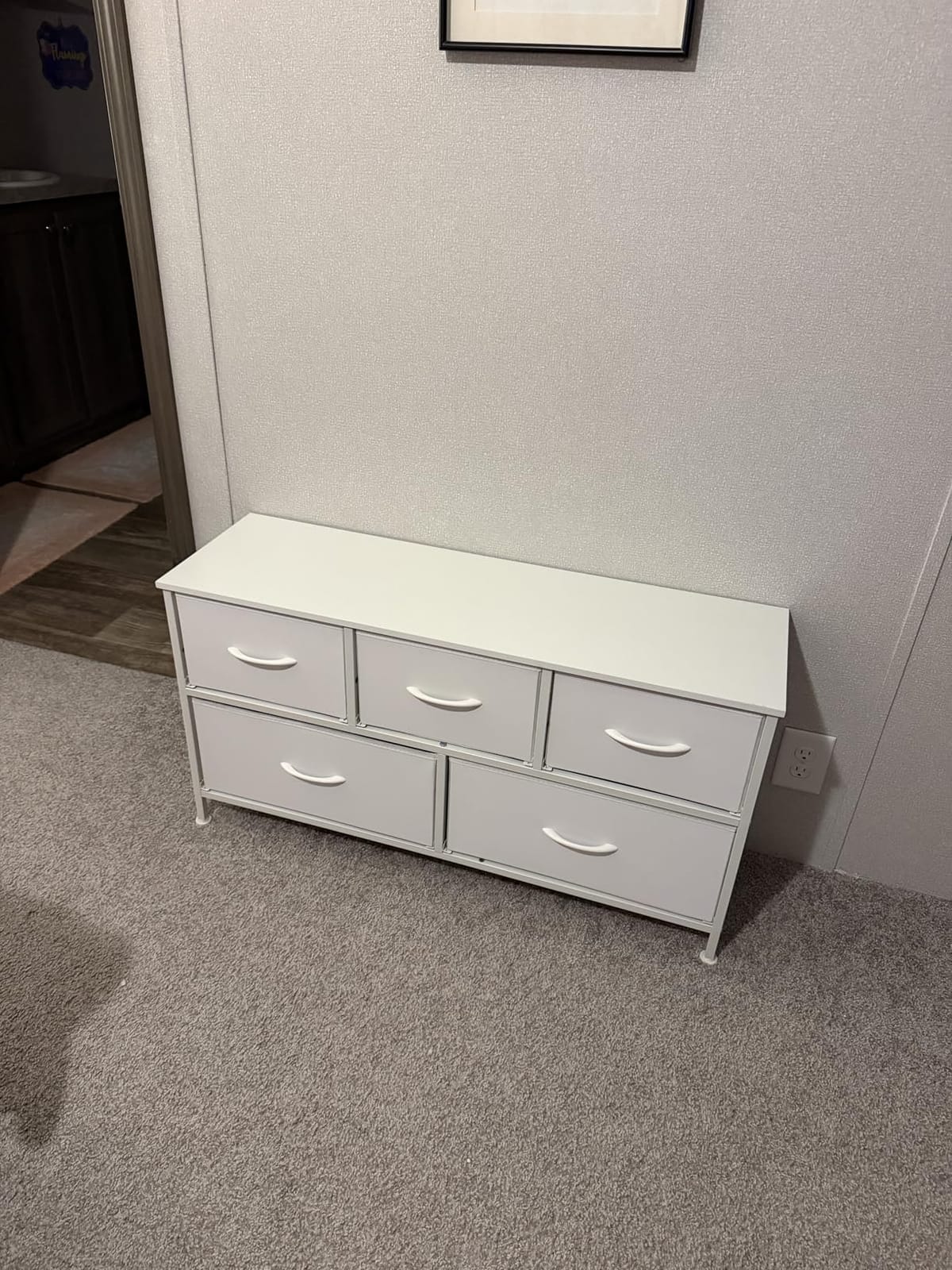 SONGMICS Dresser for Bedroom, Wide Dresser with 9 Fabric Drawers customer photo 2