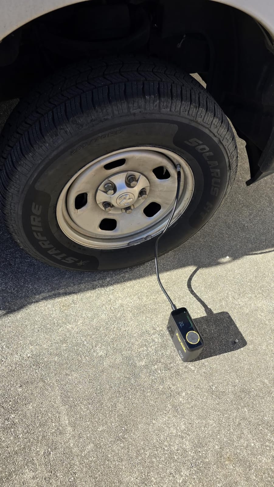 Fanttik X10 APEX Heavy Duty Tire Inflator Portable Air Compressor customer photo 2