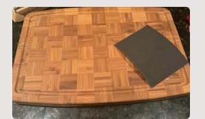 Heavy Duty Bamboo Cutting Board Non Slip Heavy Duty Over Sink Wooden Wood Cutting Board for Kitchen Chopping Board Extra Large Big Small Best House Warming Gift customer photo 1