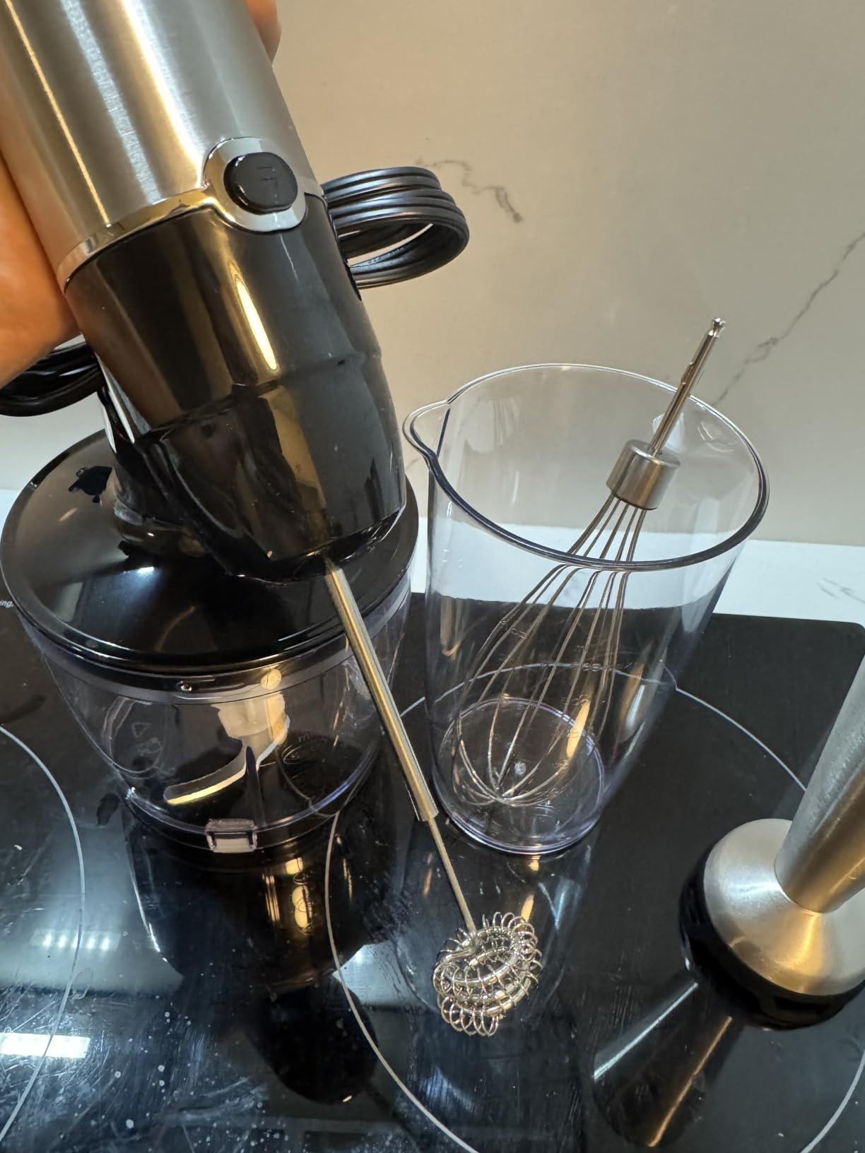 Turelar Immersion Blender Handheld Corded, 1100W 5 in 1 Hand Blender Set customer photo 1