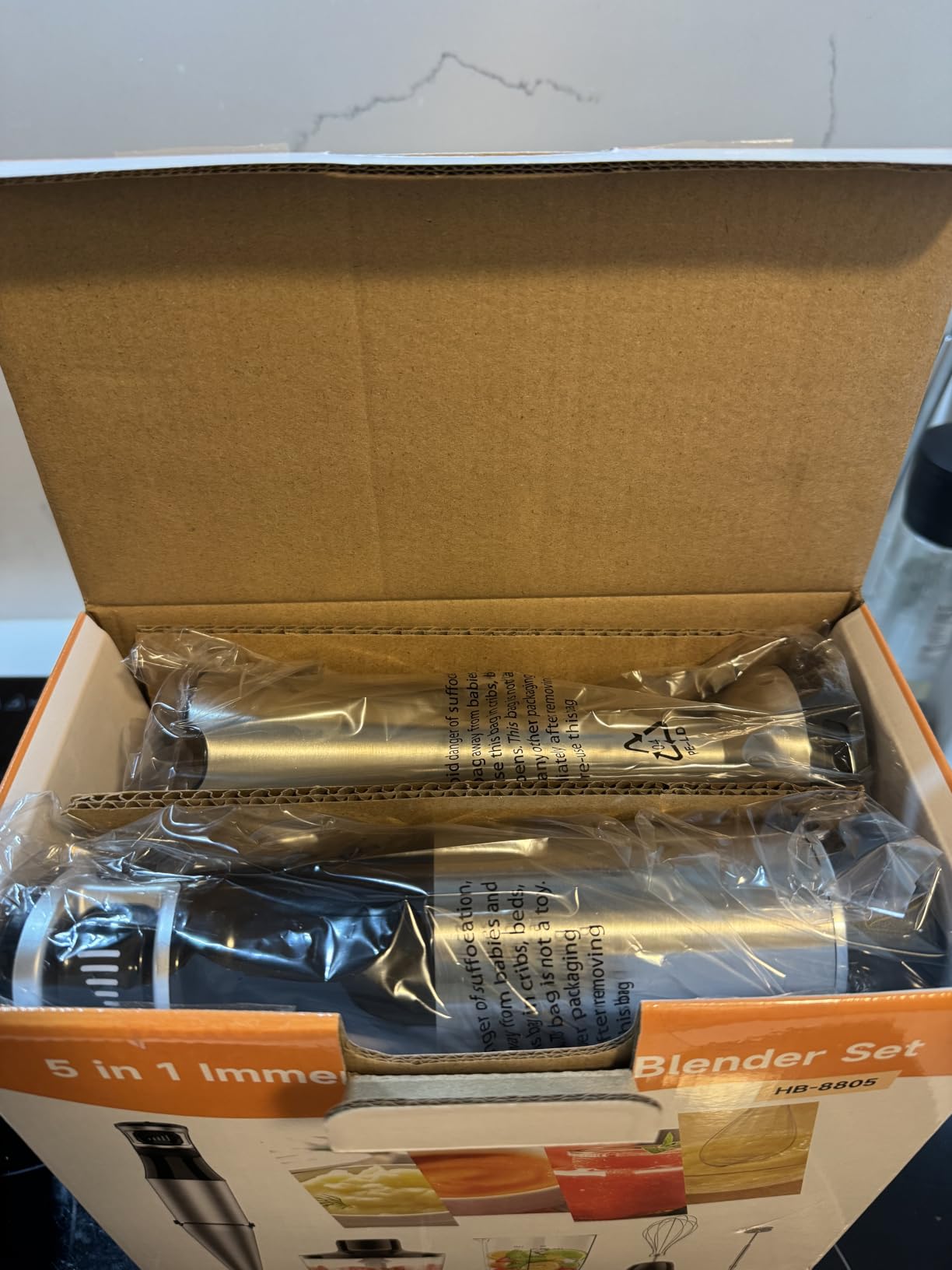 Turelar Immersion Blender Handheld Corded, 1100W 5 in 1 Hand Blender Set customer photo 2
