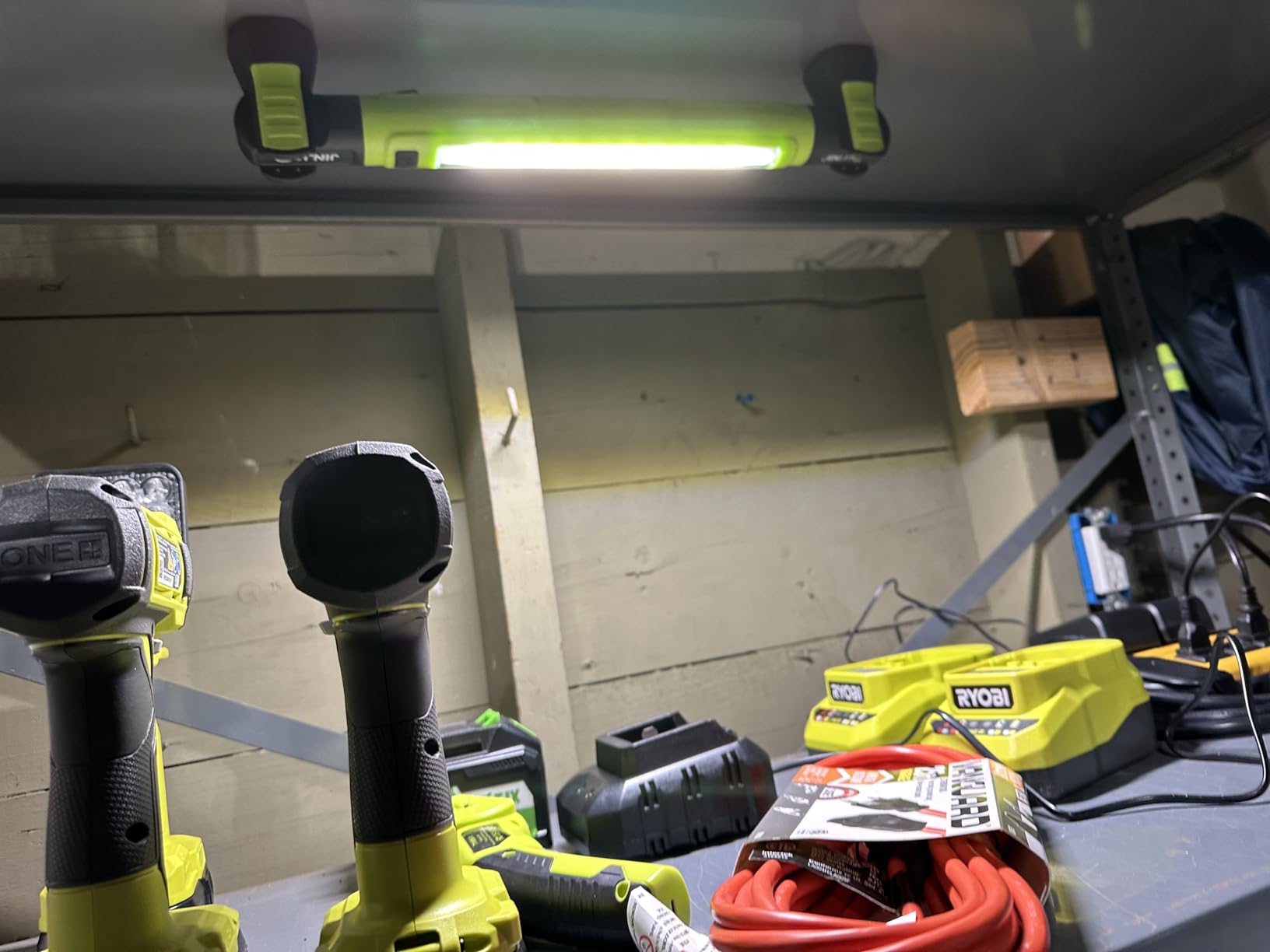 Magnetic Work Light Bar, Under Hood Rechargeable Mechanic LED, 1 Pack Green customer photo 2