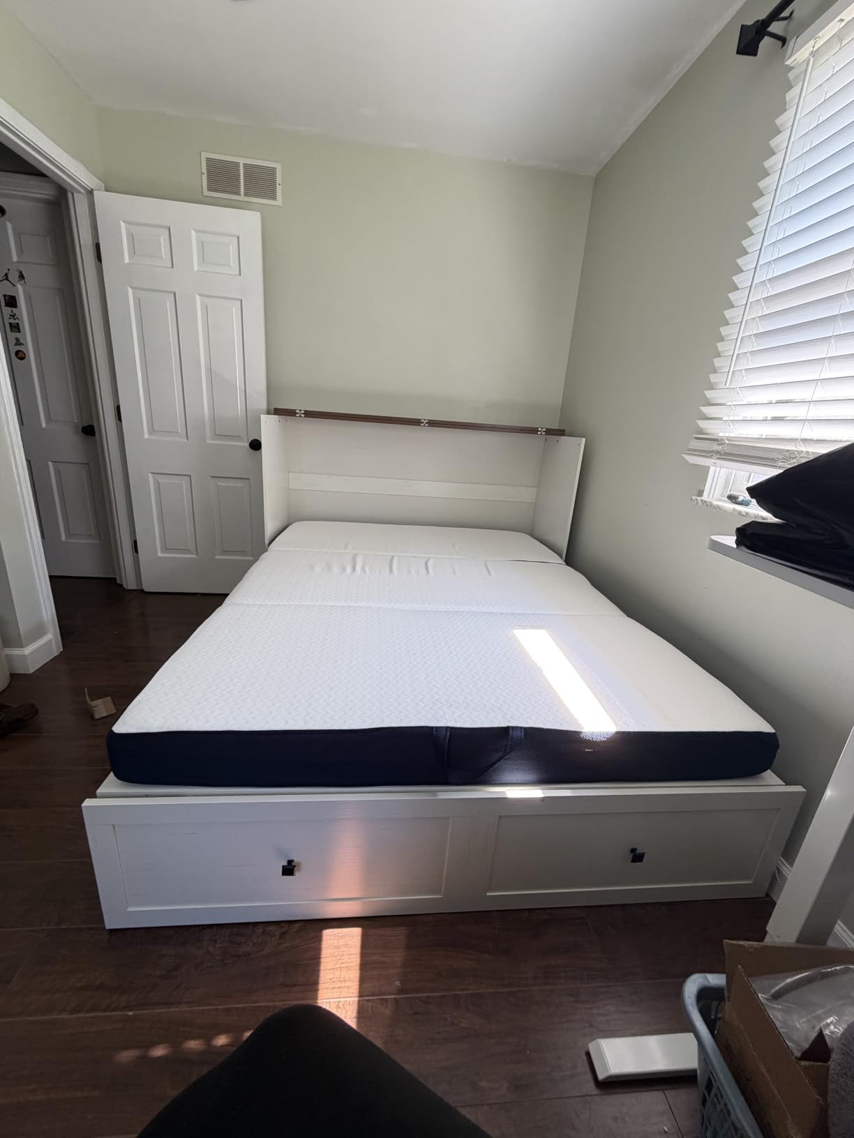 AMERLIFE Queen Murphy Bed with Storage & Charging Station customer photo 2