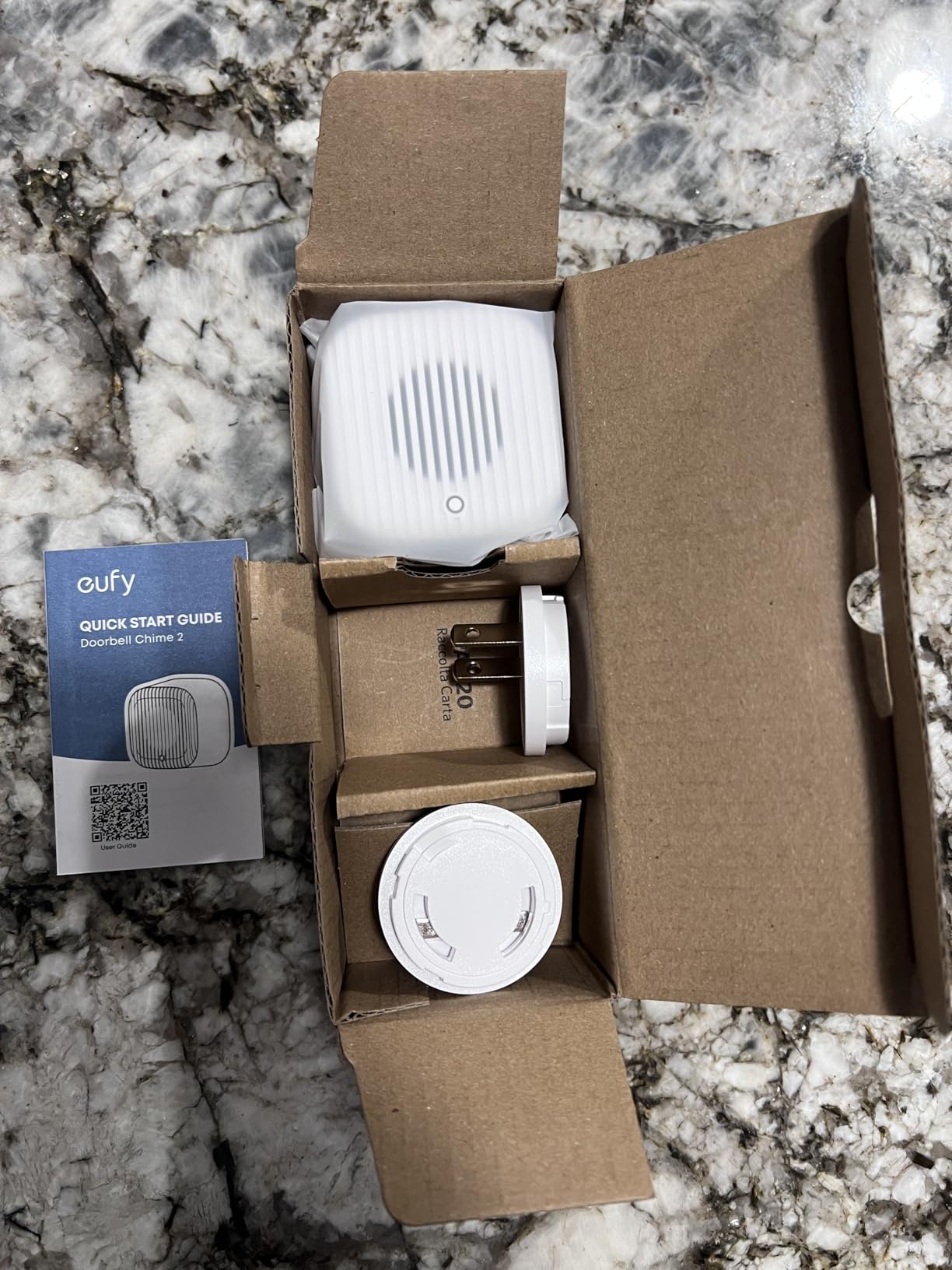 eufy Video Doorbell Chime 2, 10 Built-In Chimes, 2.4 GHz and 5 GHz Dual-Band Wi-Fi, Easy Setup, Bluetooth Auto-Pairing, Adjustable Volume Up to 80 dB customer photo 2
