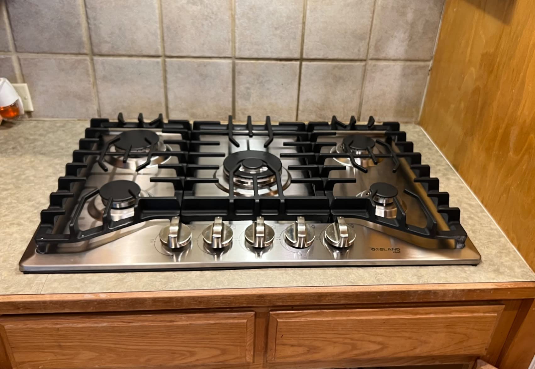 GASLAND 36 Inch Gas Cooktop with Griddle, 5 Burners customer photo 2