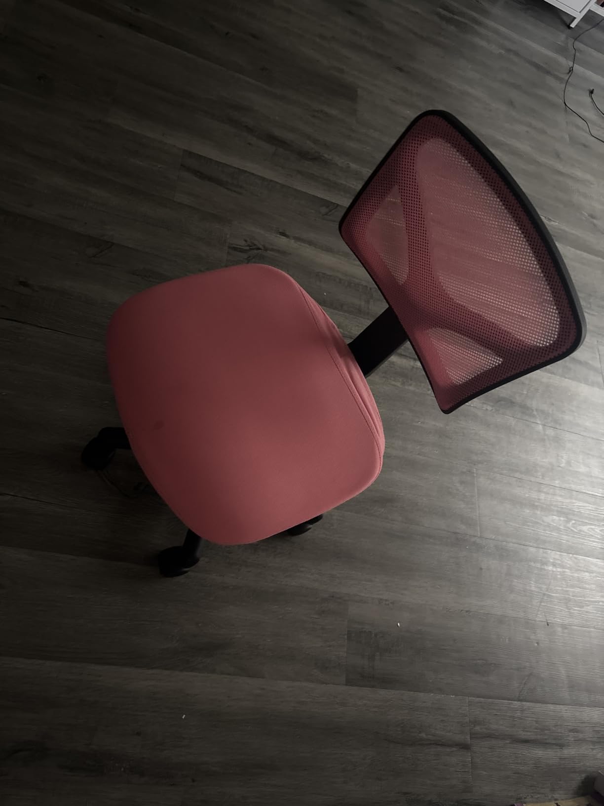 DUMOS Armless Desk Chairs, Small Home Office Mesh Chairs customer photo 2