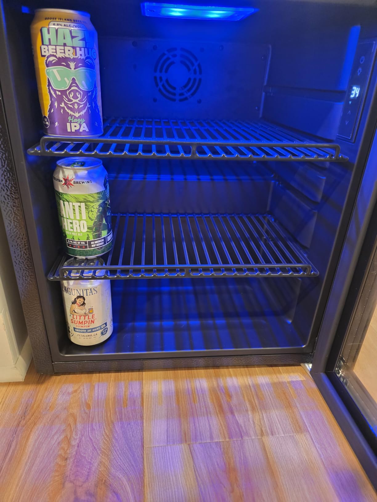 Mini Beverage Refrigerator Cooler -Small Beverage Fridge 1.4cu.ft customer photo 1