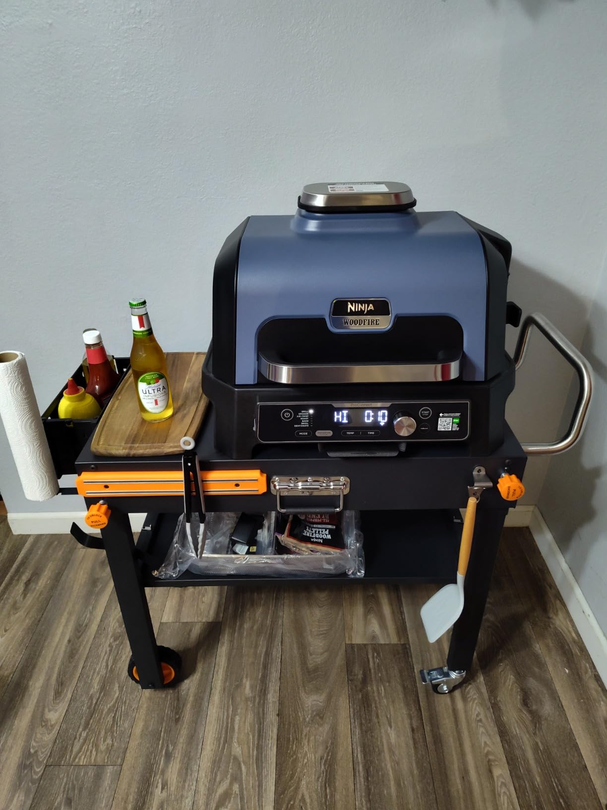 EUTRKei Grill Table, Pizza Oven Table, Grill Cart for Ooni Ninja Blackstone customer photo 1