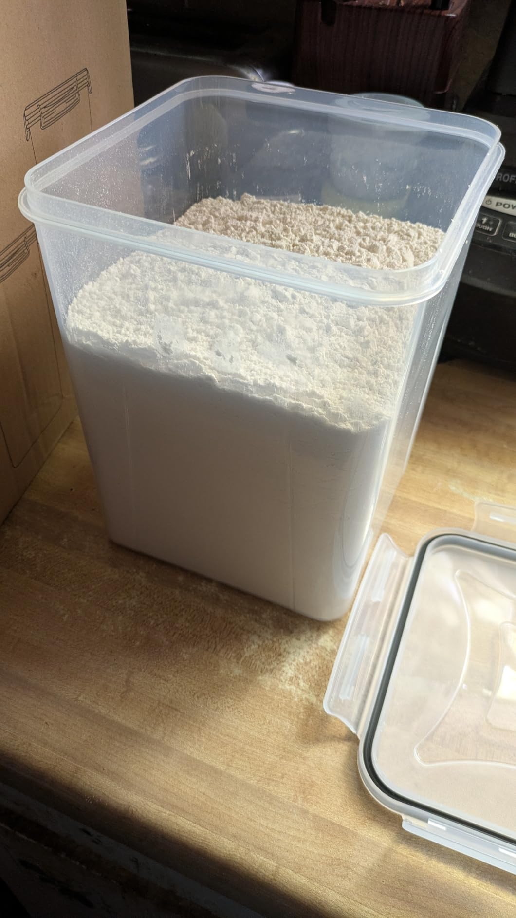Flour Sugar Storage Containers, 10 Pack Large Airtight Food Storage Containers with Lids for Kitchen Pantry Organization and Storage, BPA Free Plastic Canisters Sets for Cereal, Rice and Baking customer photo 2
