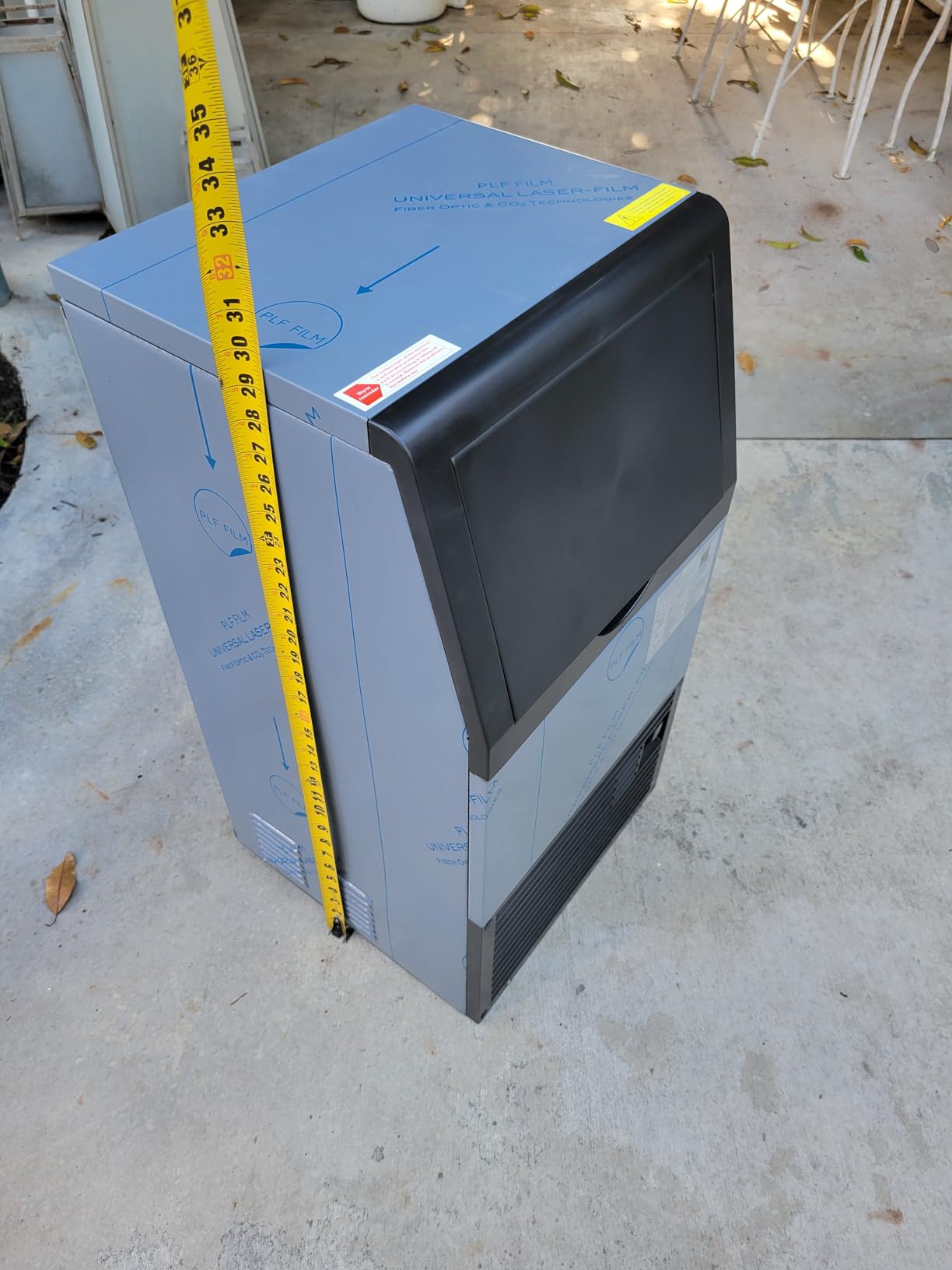 Mojgar Commercial Ice Maker Machine, 100lbs/24H with 18-33lbs Ice Storage customer photo 1