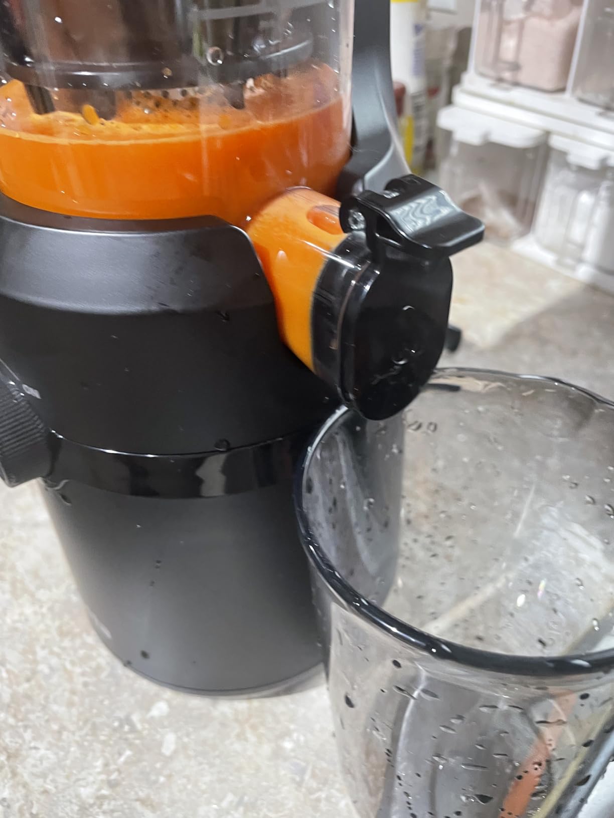 Juicer Machines,Fretta Cold Press Juicer Machines with Wide Mouth Feed Chute,Fit Whole Fruits & Vegetables,Easy to Clean Compact Juicer,Black customer photo 2