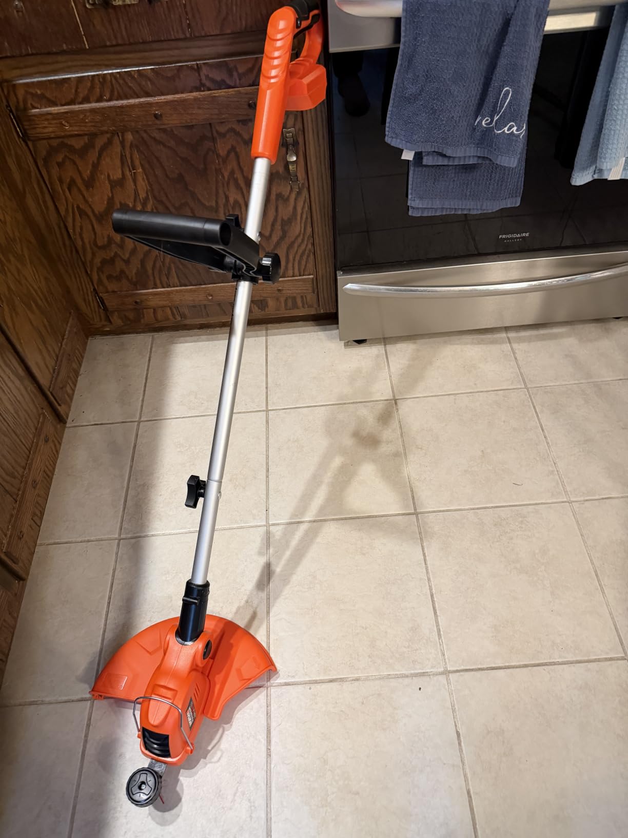 Electric Weed Wacker Eater Cordless Battery Powered String Trimmer Whacker customer photo 1