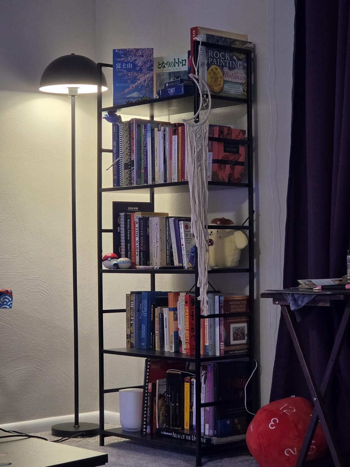 DUMOS 5-Tier Bookshelf, Modern Tall Bookcase Book Shelf customer photo 1