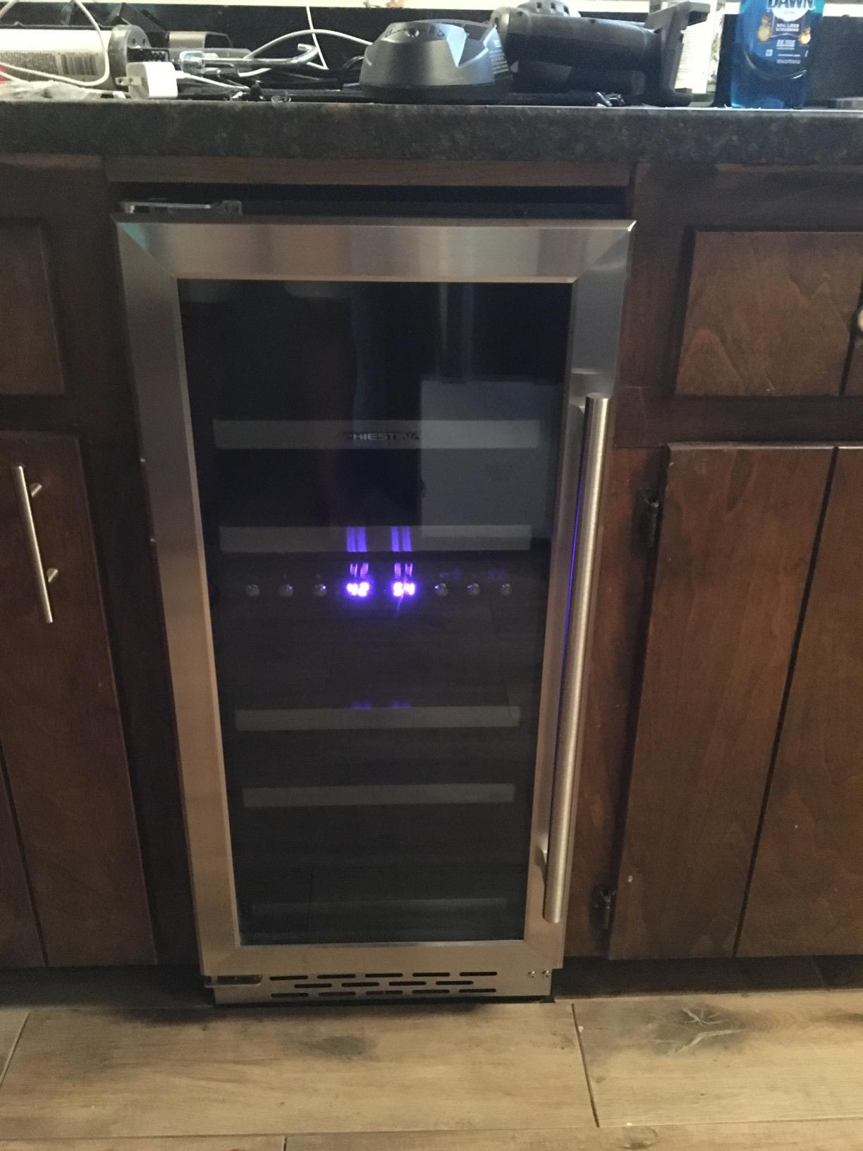 Phiestina Beverage Refrigerator 24Inch 172 Cans Indoor/Outdoor Cooler customer photo 2