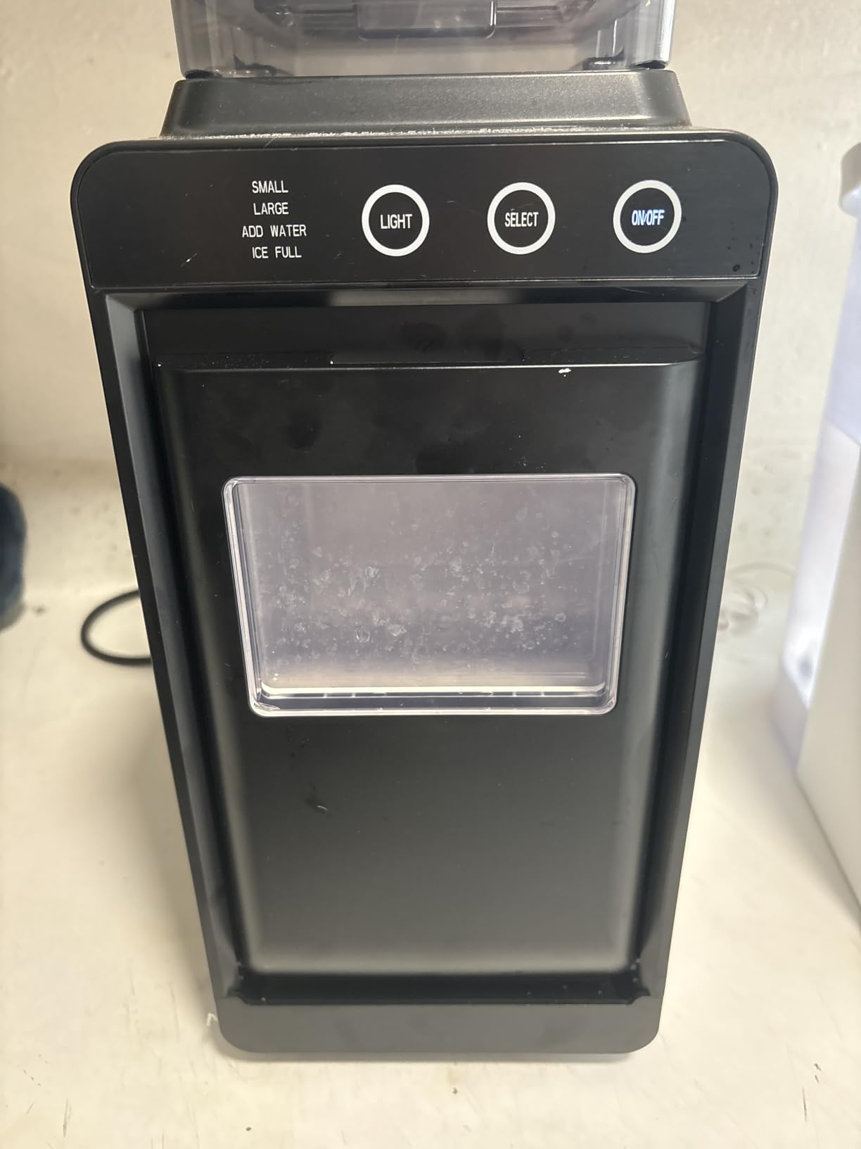 COWSAR Nugget Ice Maker Countertop, Soft Chewable Pellet Ice Maker Machine with Self-Cleaning Function, 35Lbs/24H, Ready in 7 Mins, Portable Countertop Ice Makers for Home, Office, Stainless Steel customer photo 2