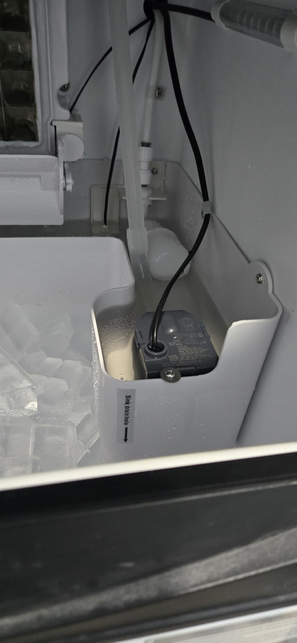 Mountman Commercial Ice Maker,150lbs/24H,50 Cubes in 14 Mins,Stainless Steel Ice Machine with 50lbs Storage Capacity,Self-Cleaning,Water Filter,Under Counter/Freestanding Ice Maker for Cafe,Home customer photo 1