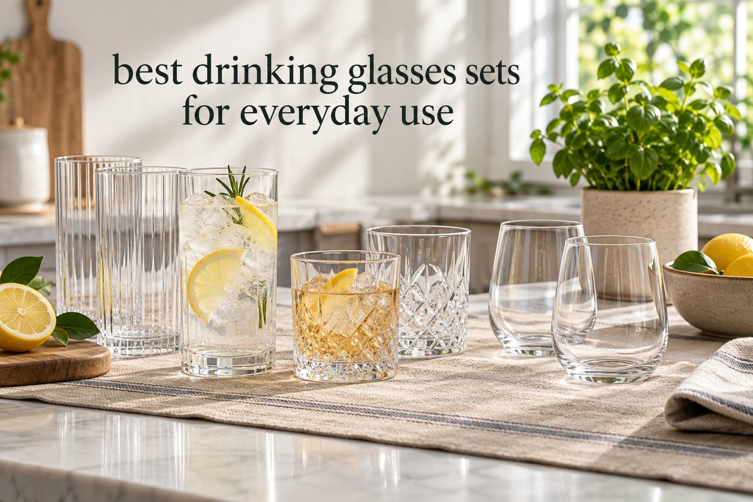 best drinking glasses sets for everyday use