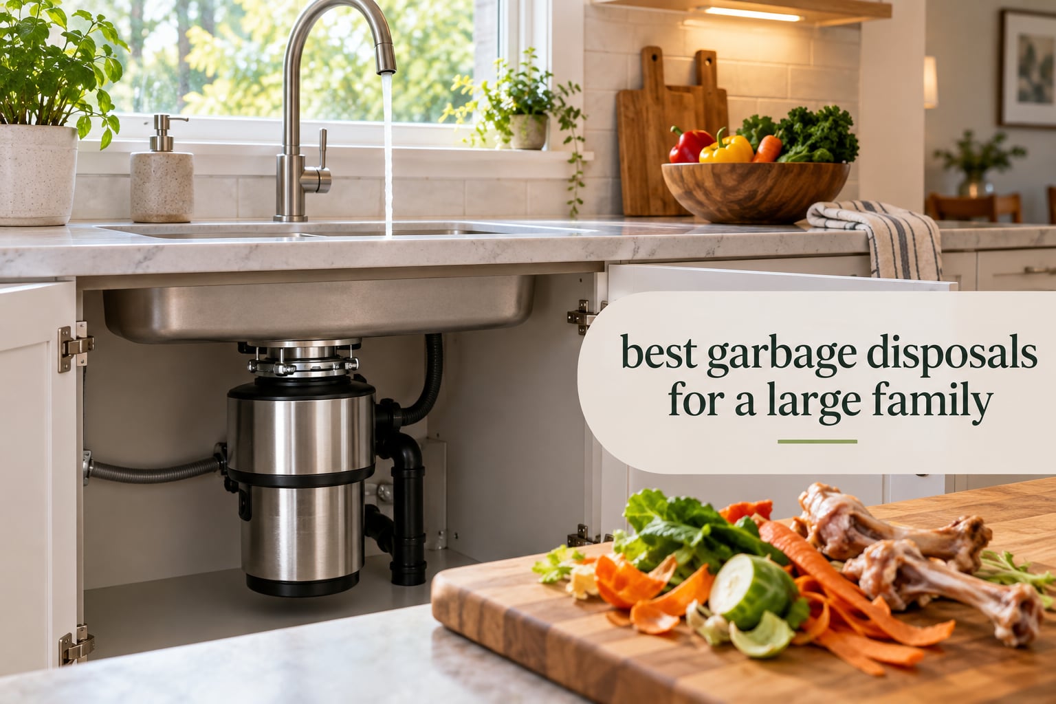 best garbage disposals for a large family