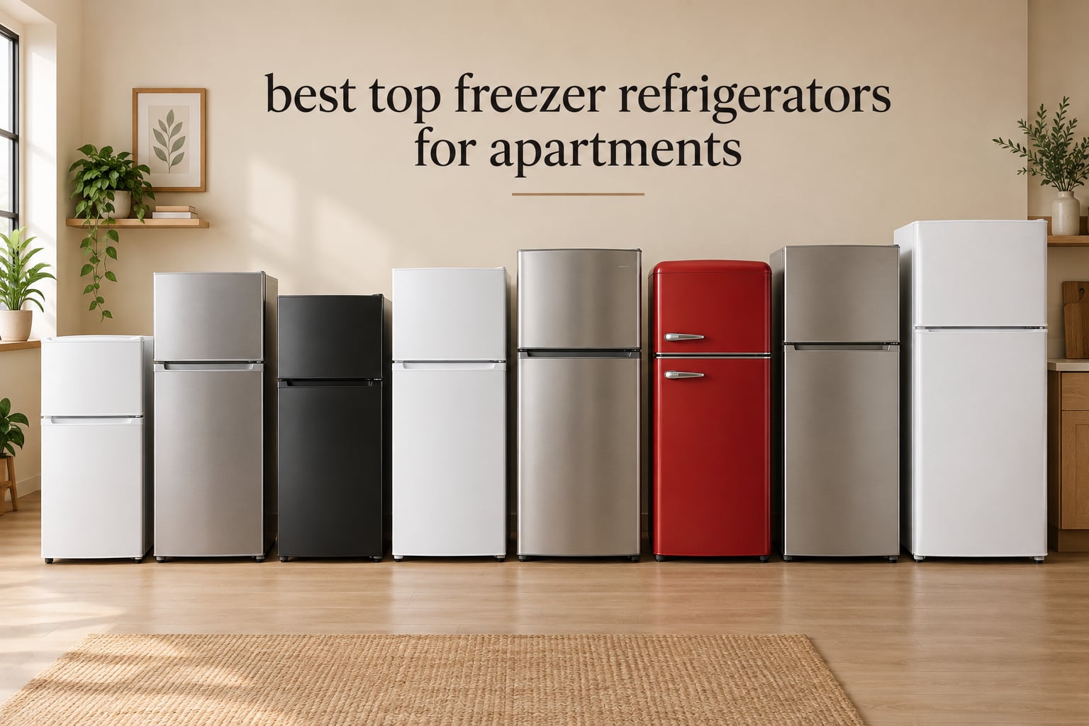 best top freezer refrigerators for apartments