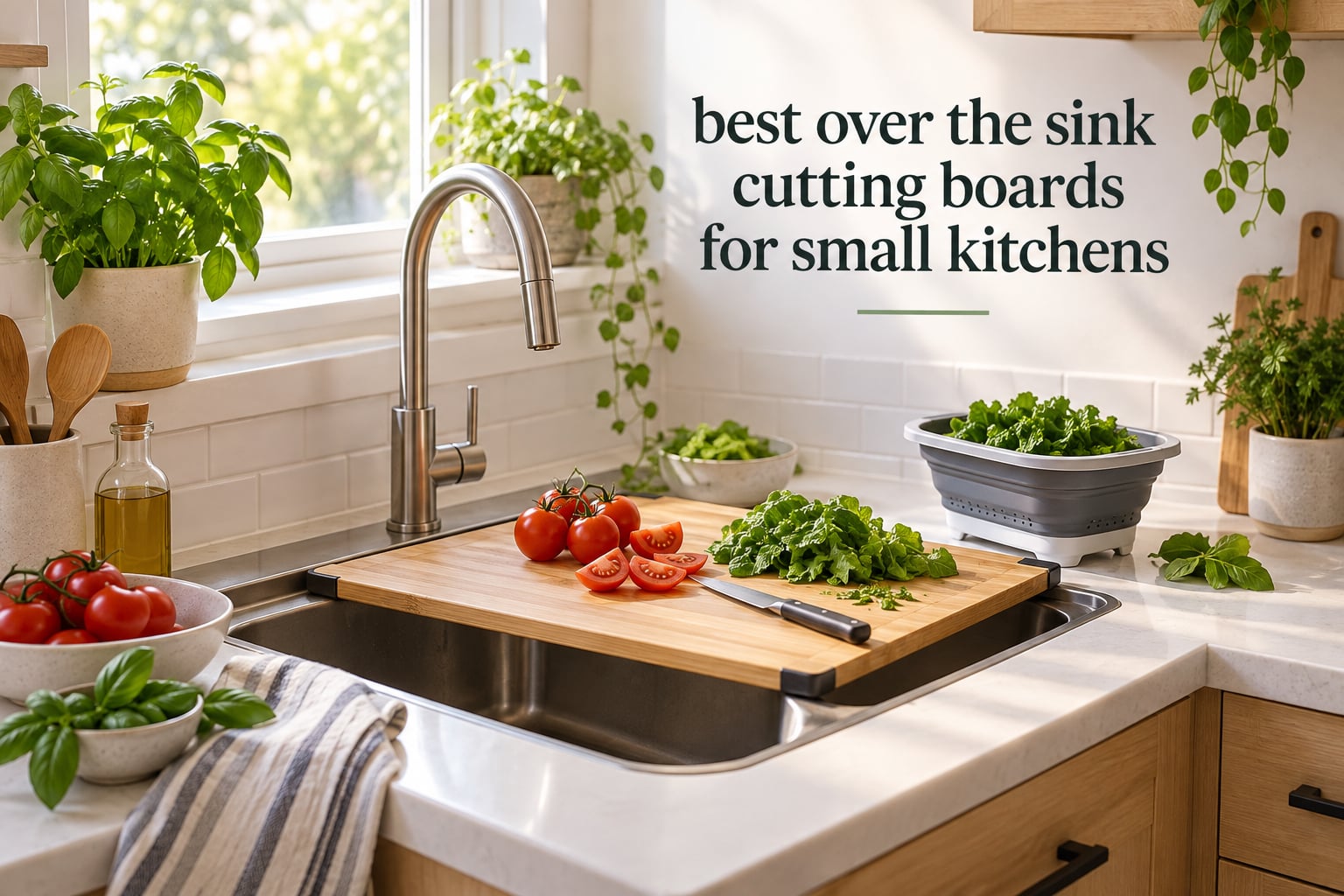 best over the sink cutting boards for small kitchens