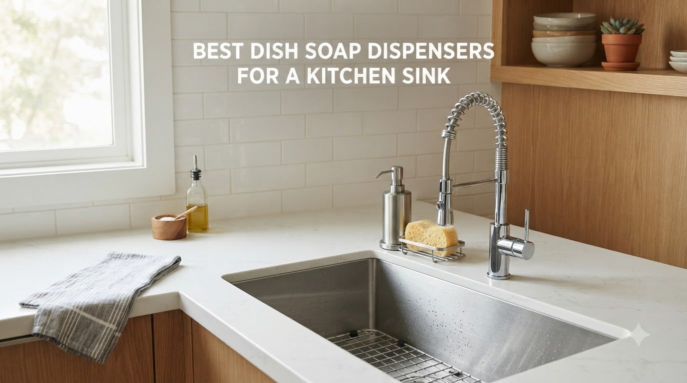 best dish soap dispensers for a kitchen sink