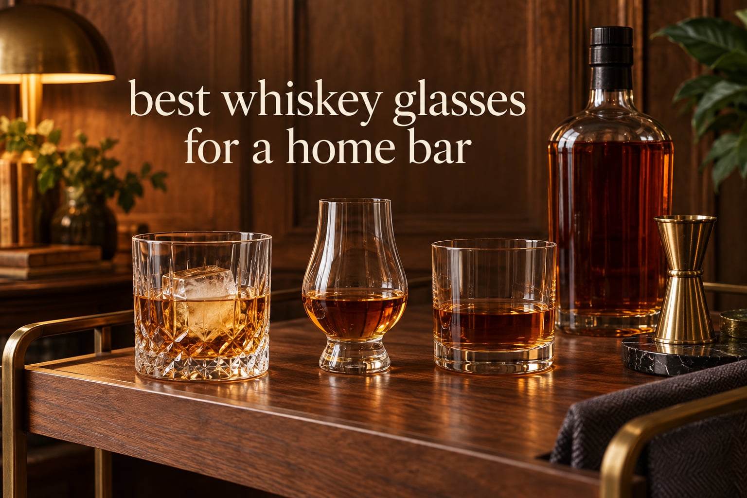 best whiskey glasses for a home bar