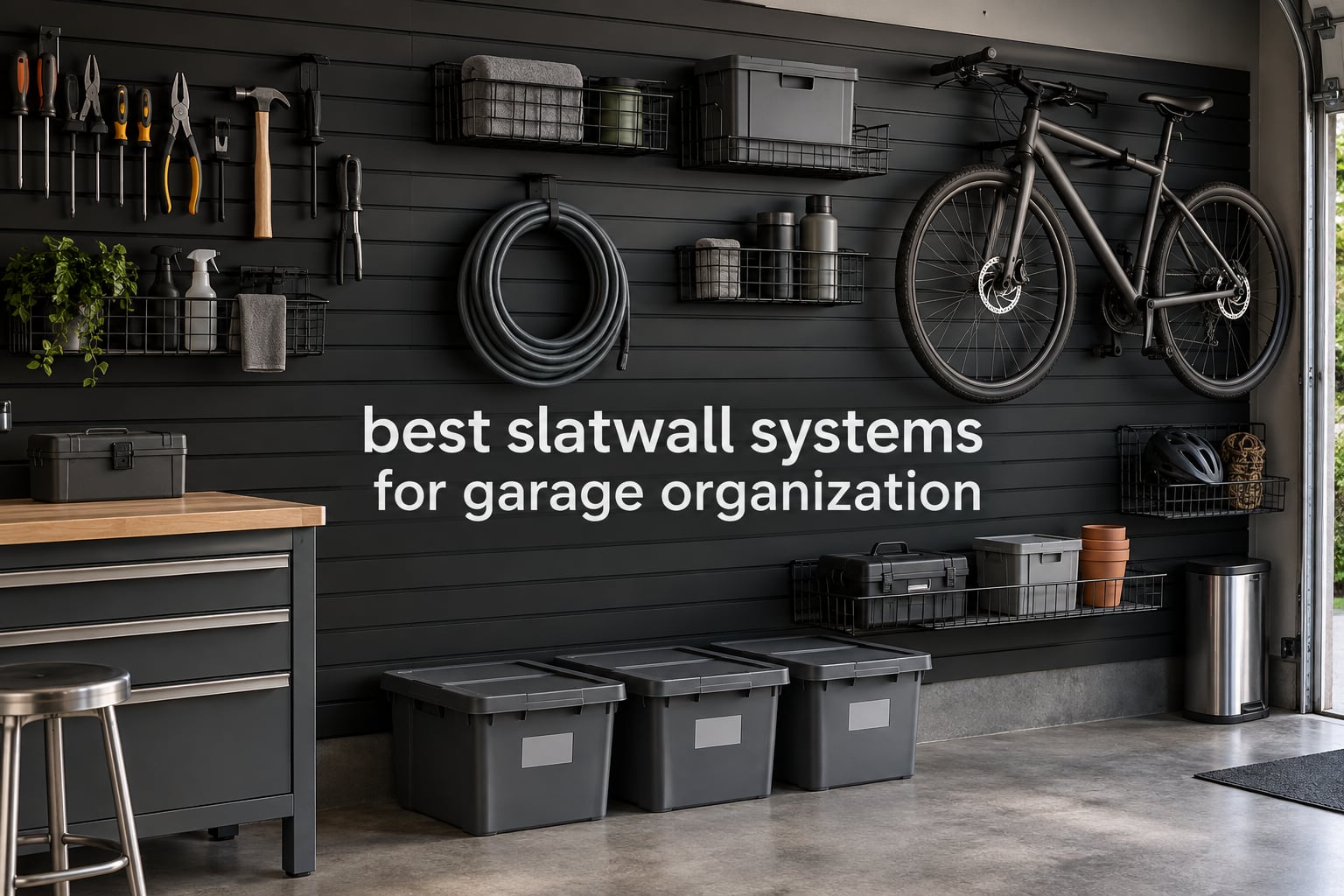 best slatwall systems for garage organization