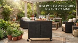 best patio serving carts for entertaining