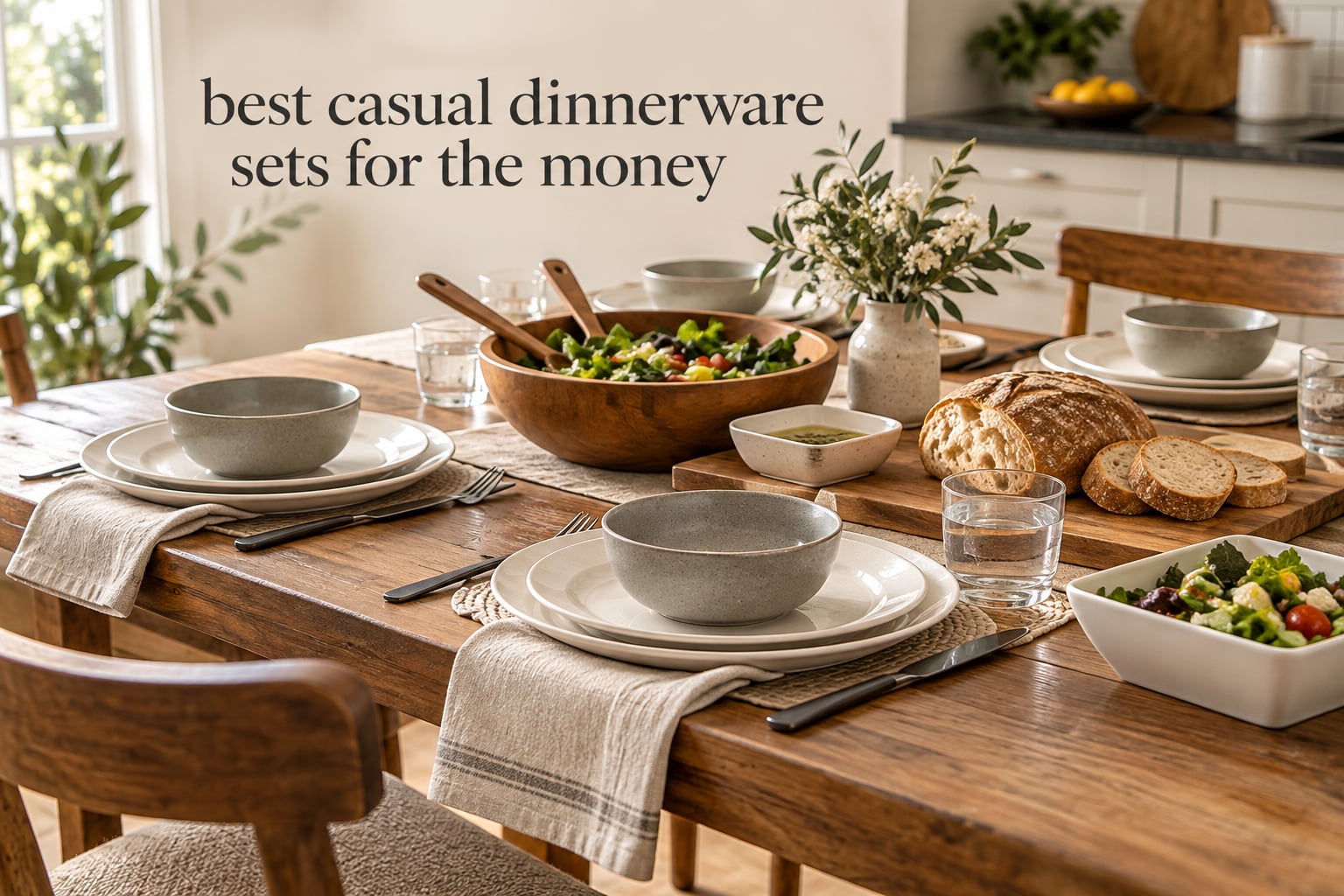 best casual dinnerware sets for the money
