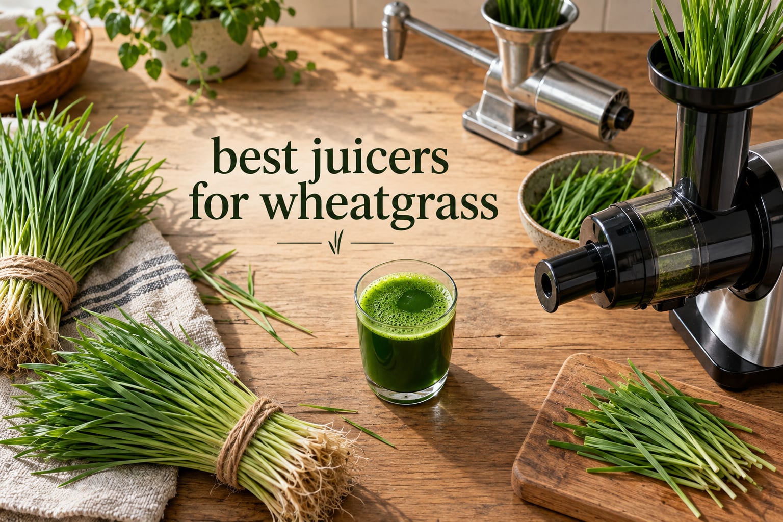 best juicers for wheatgrass