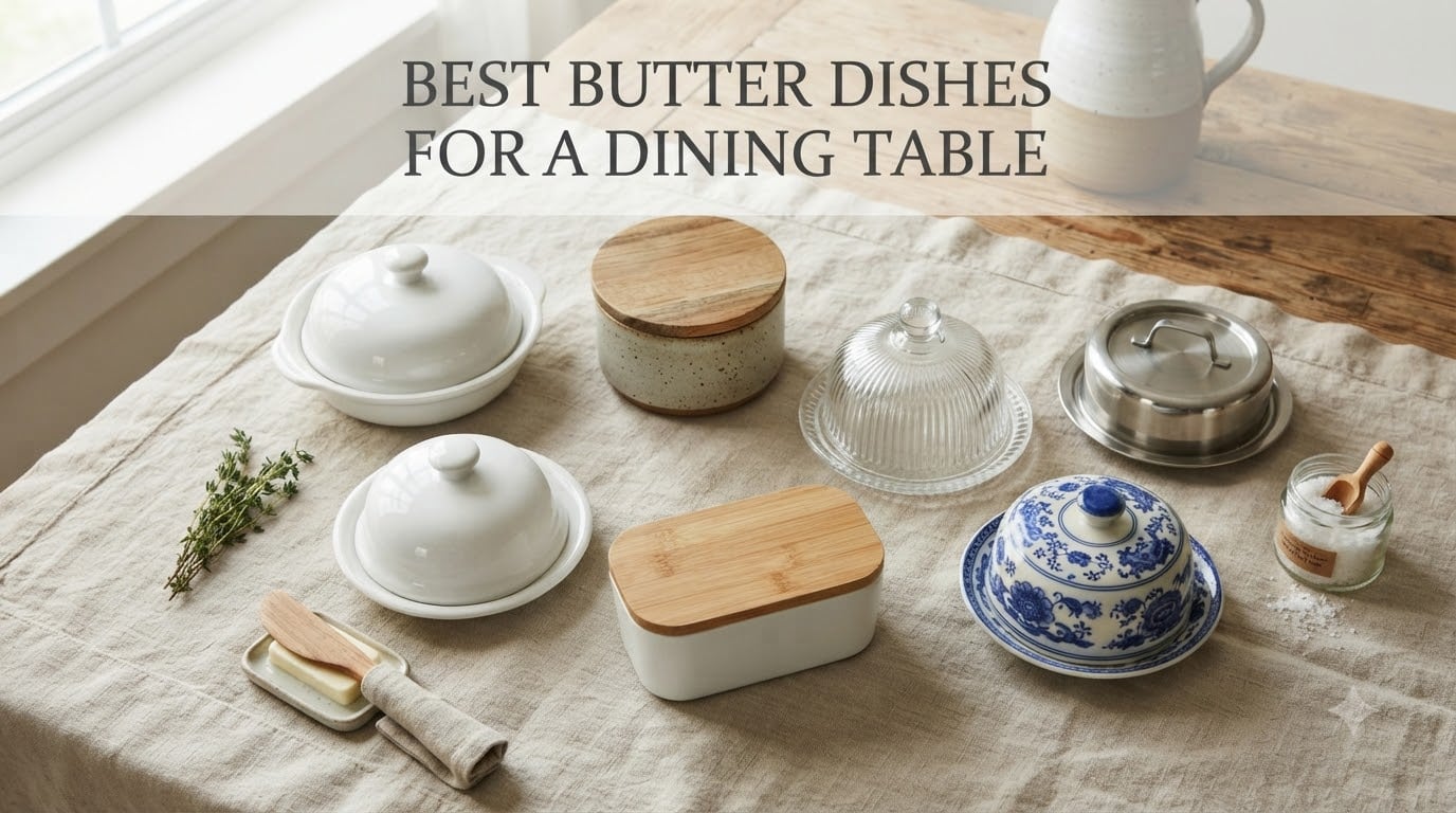 best butter dishes for a dining table