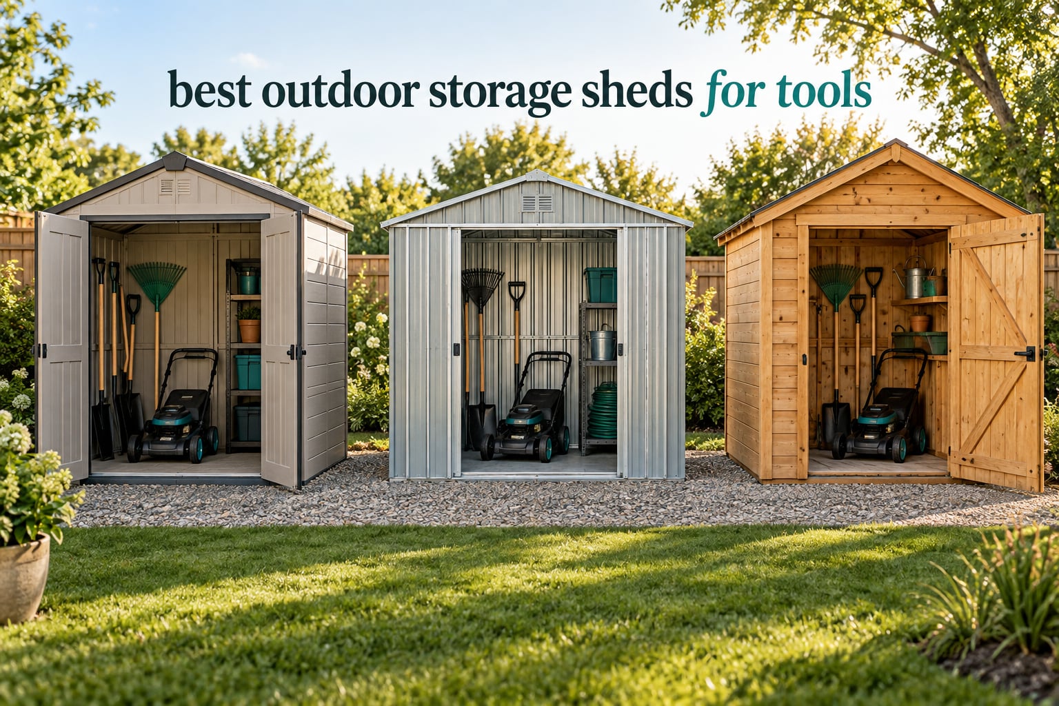 best outdoor storage sheds for tools
