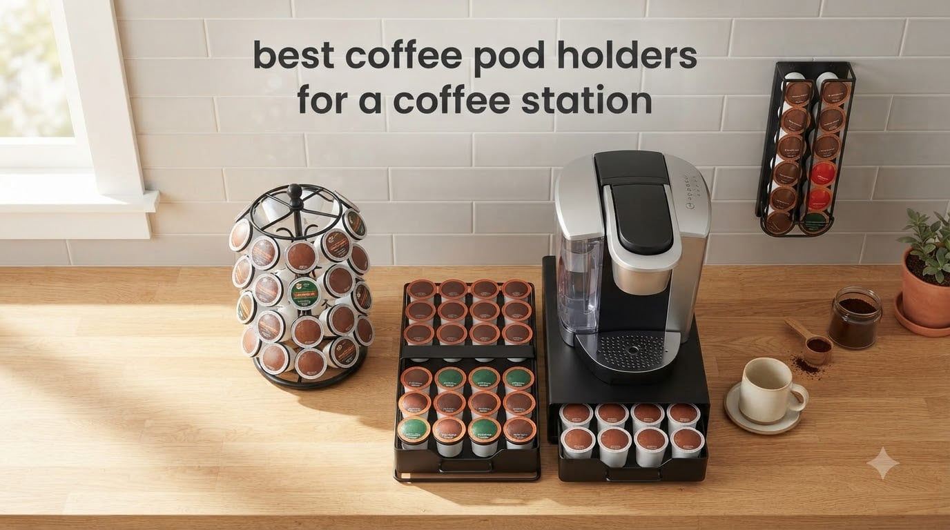 best coffee pod holders for a coffee station