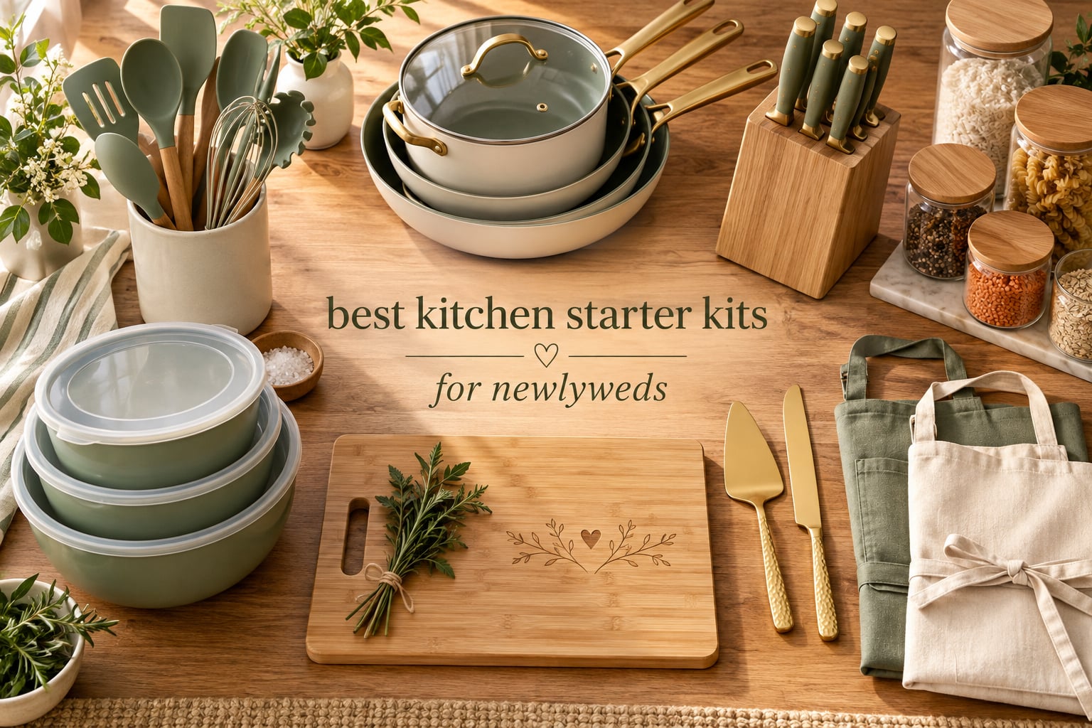 best kitchen starter kits for newlyweds